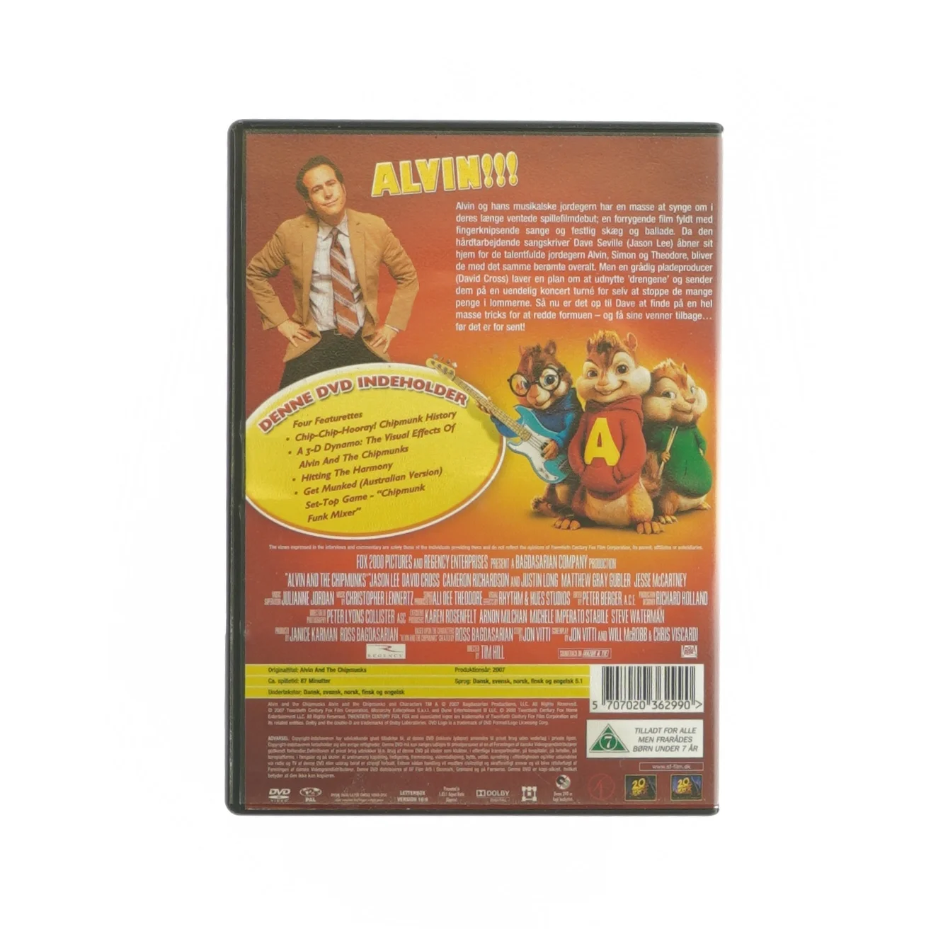 Alvin og de frække jordegern (DVD)