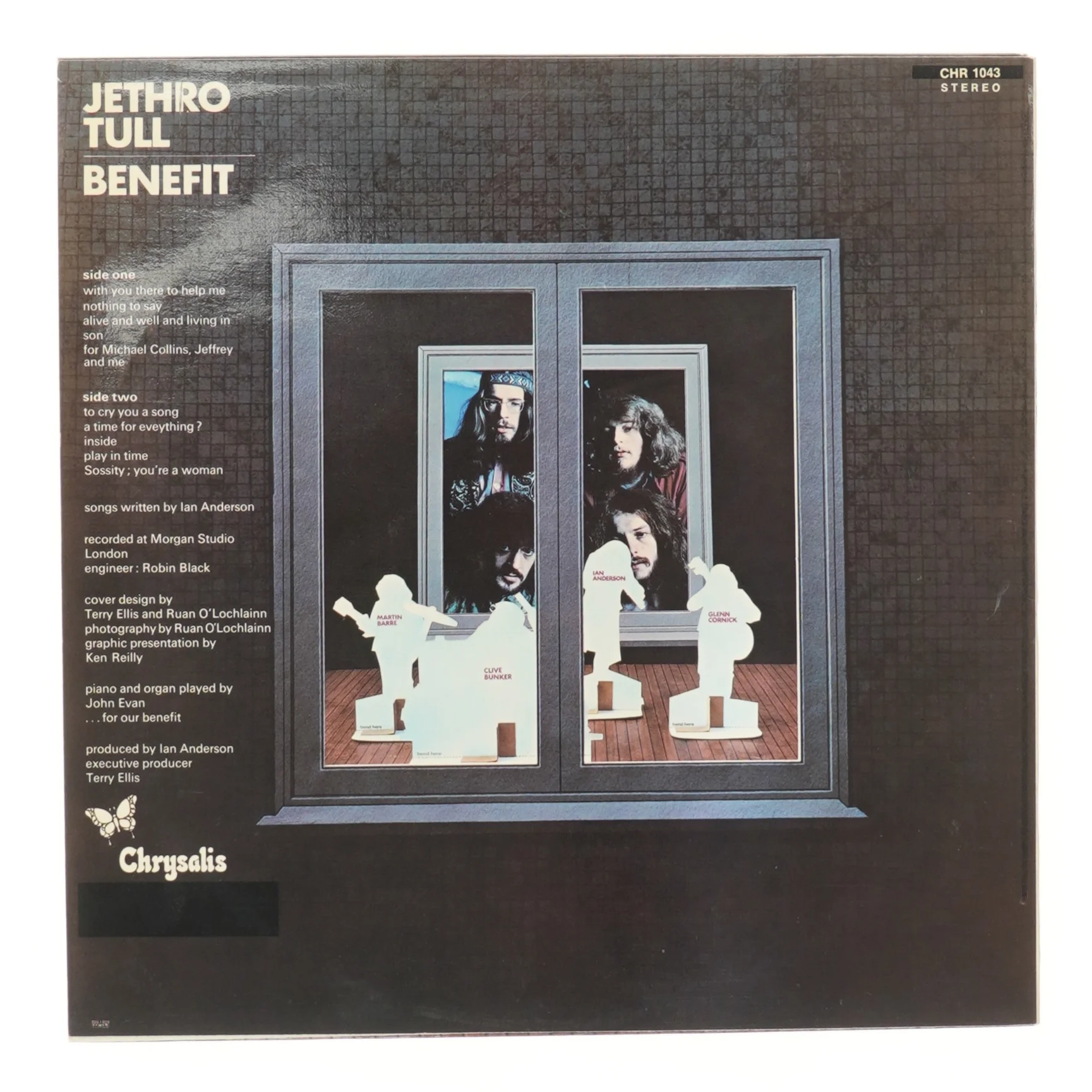 Jethro Tull - Benefit LP fra Chrysalis