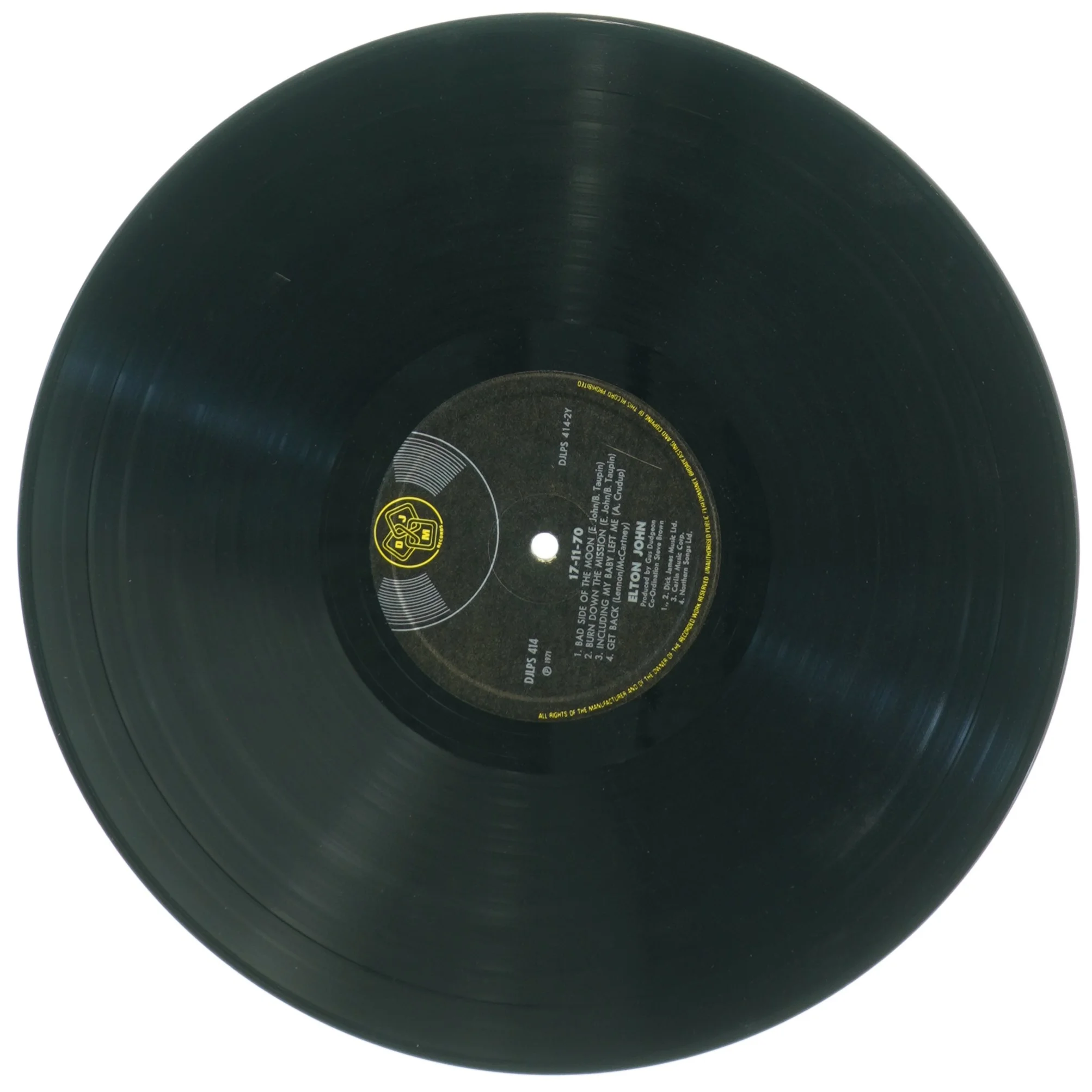 Elton John 17-11-70 Vinyl LP (str. 31 x 31 cm)