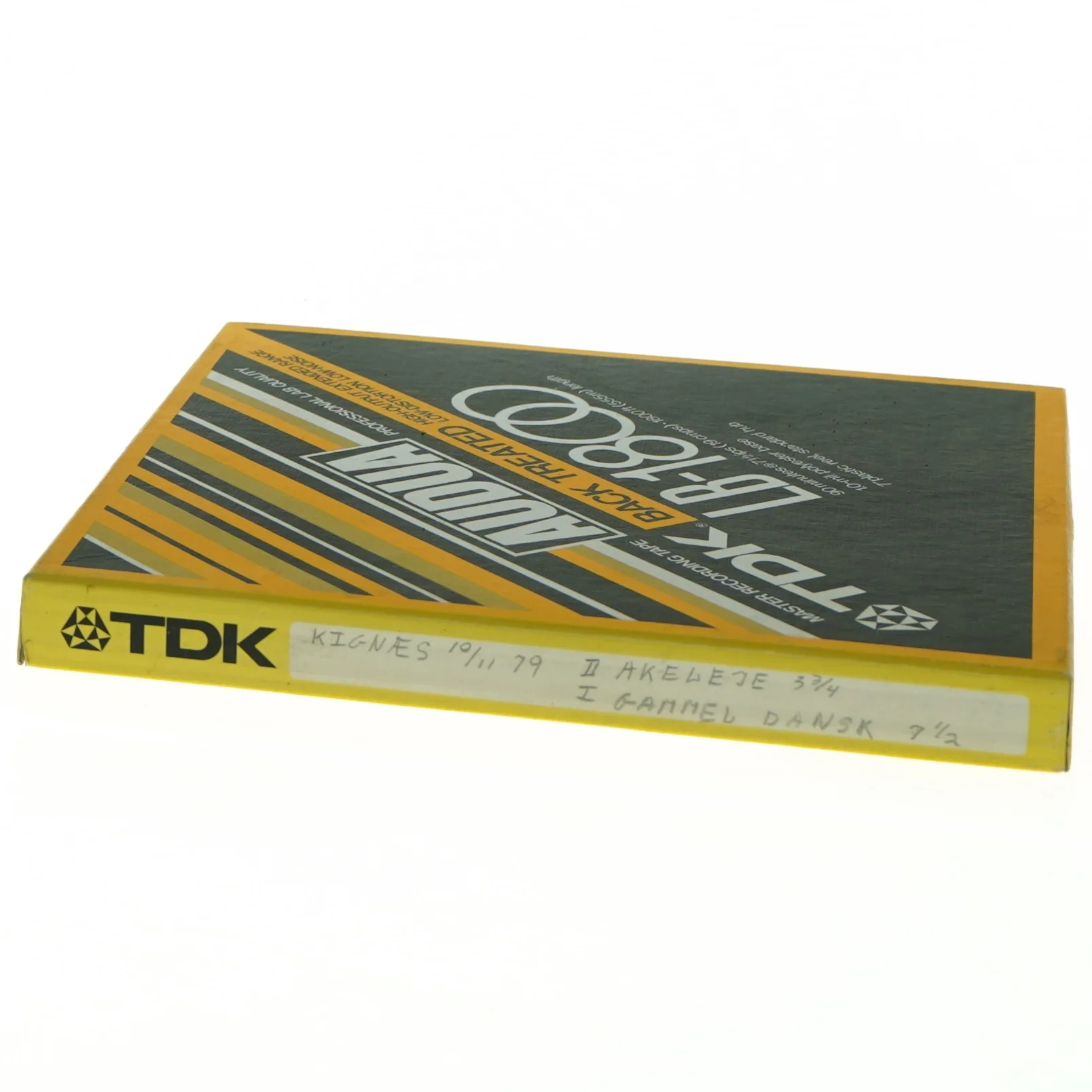 TDK LB 1800 studie spolebånd på plastspole