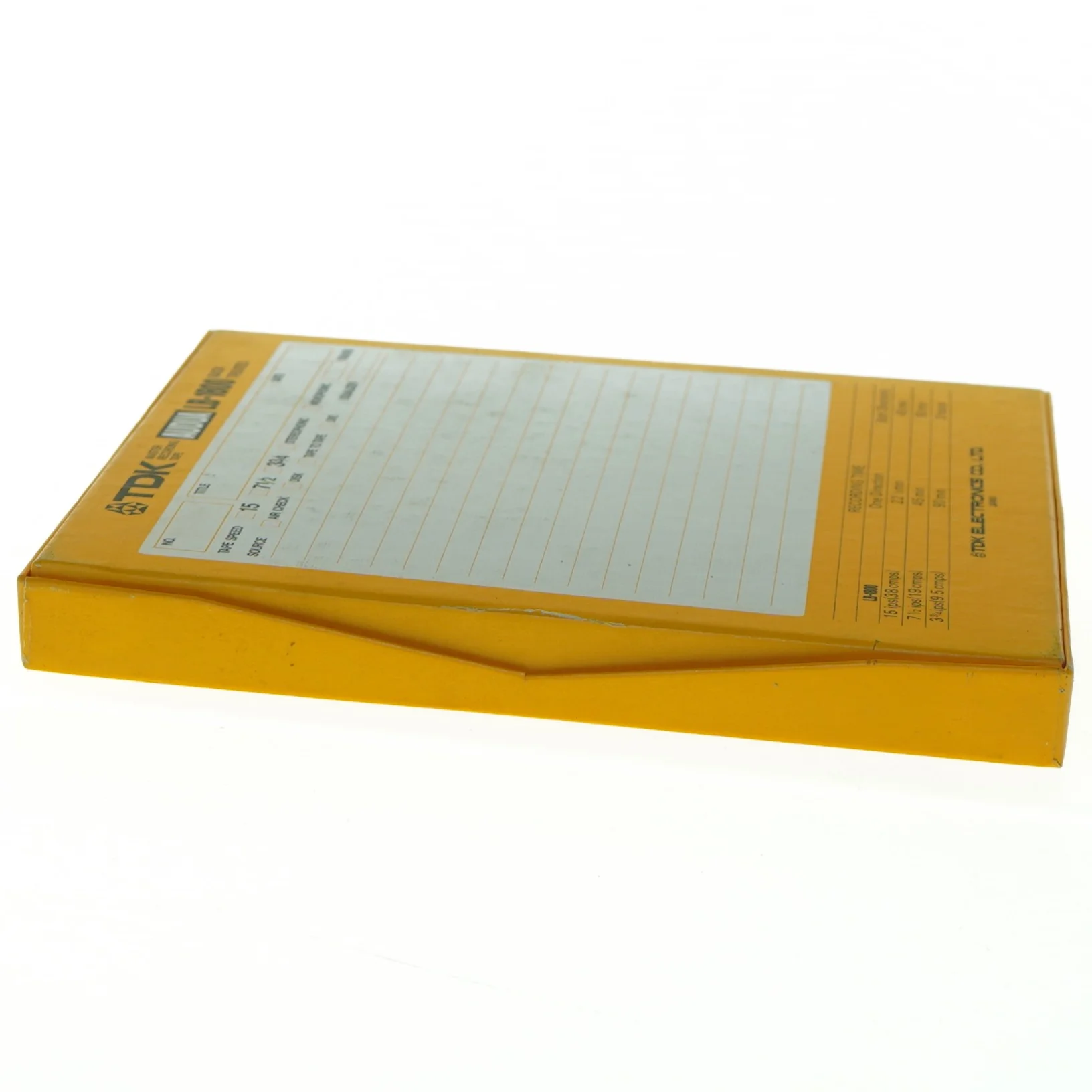 TDK LB 1800 studie spolebånd på plastspole