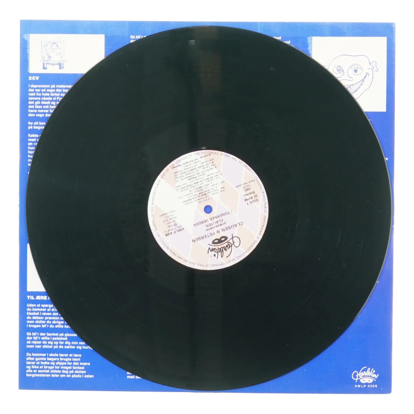 Clausen & Petersen i tonernes verden fra Harlekin (str. 30 cm)