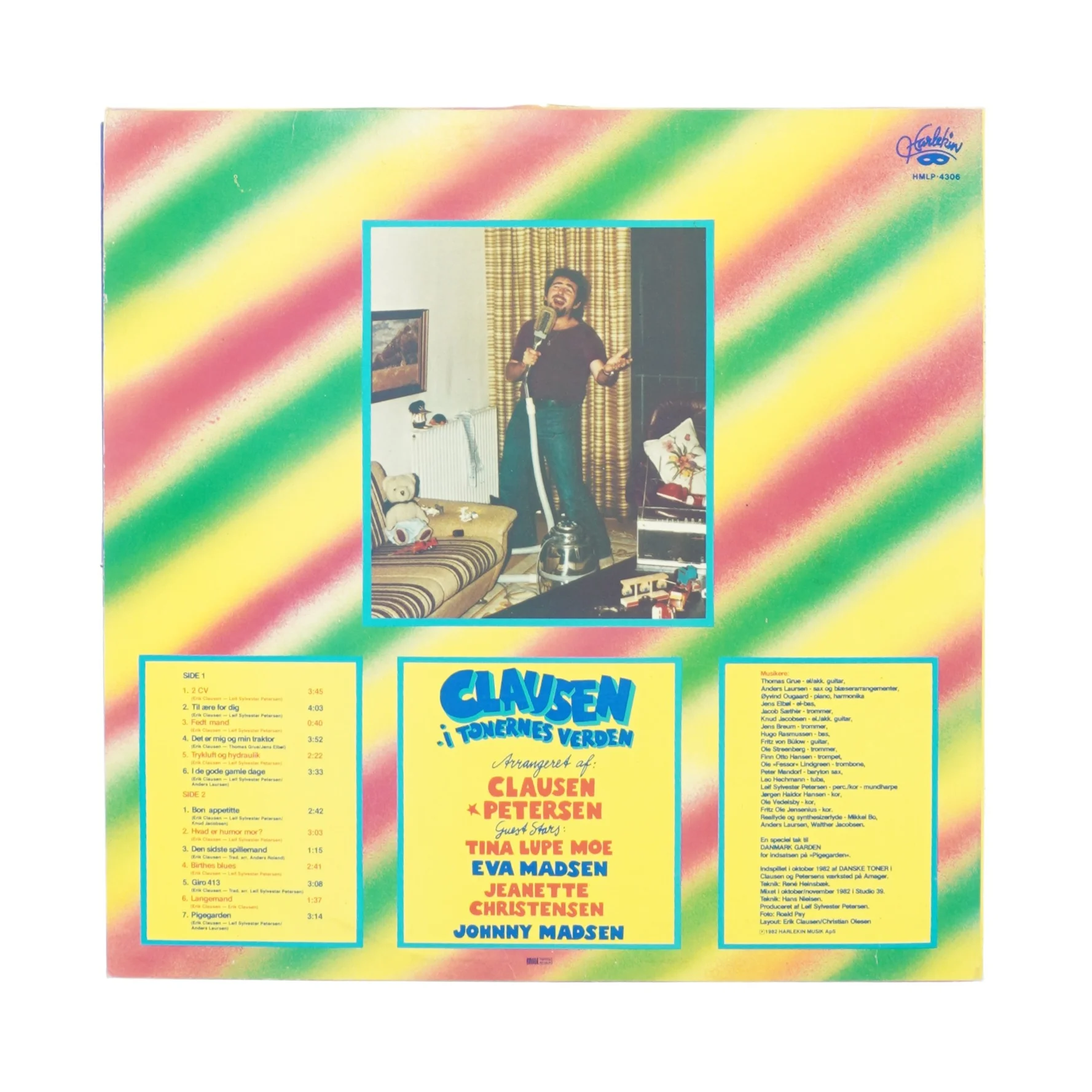 Clausen & Petersen i tonernes verden fra Harlekin (str. 30 cm)