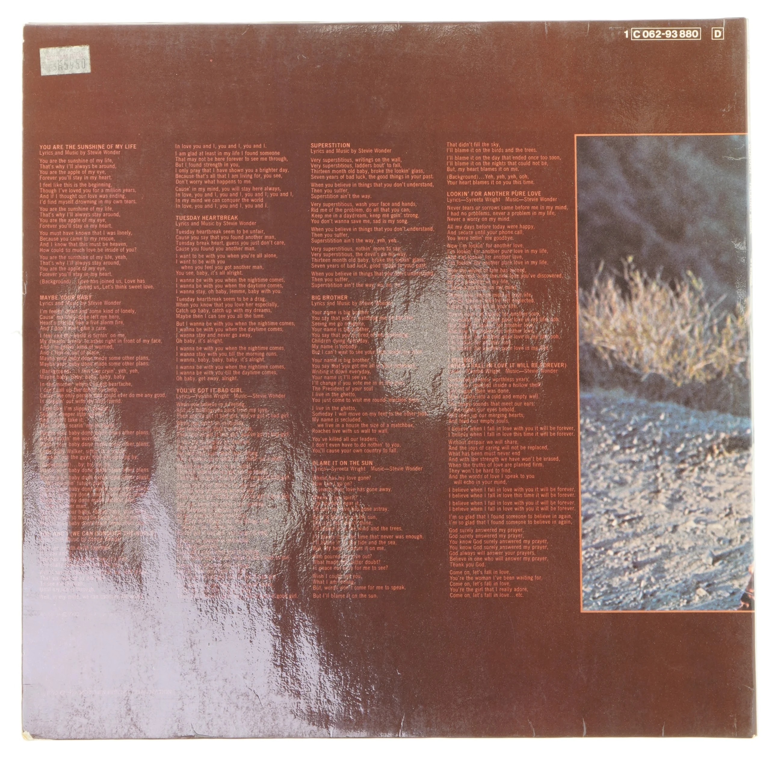 Stevie Wonder - Talking Book vinyl