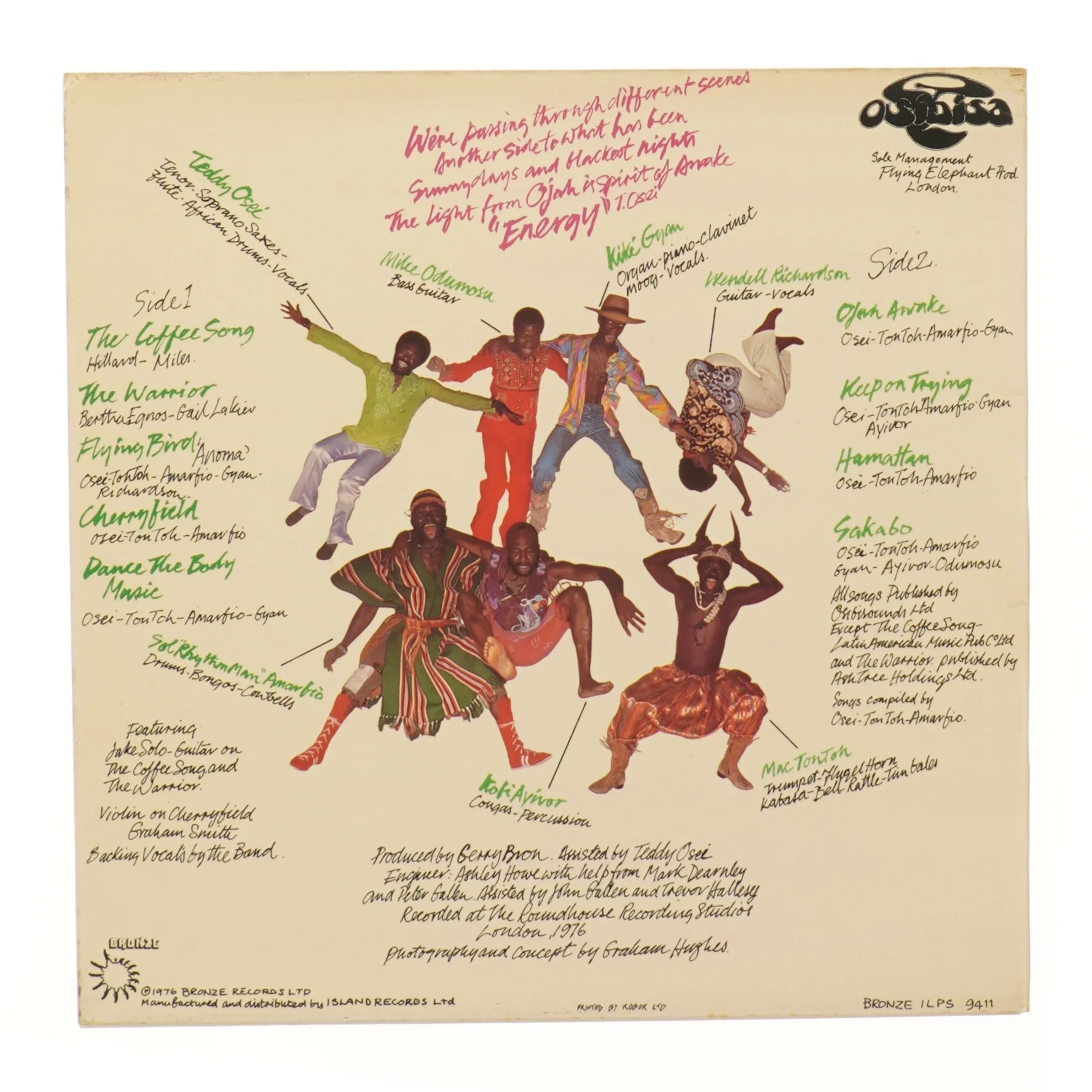 Osibisa Ojah Awake vinyl