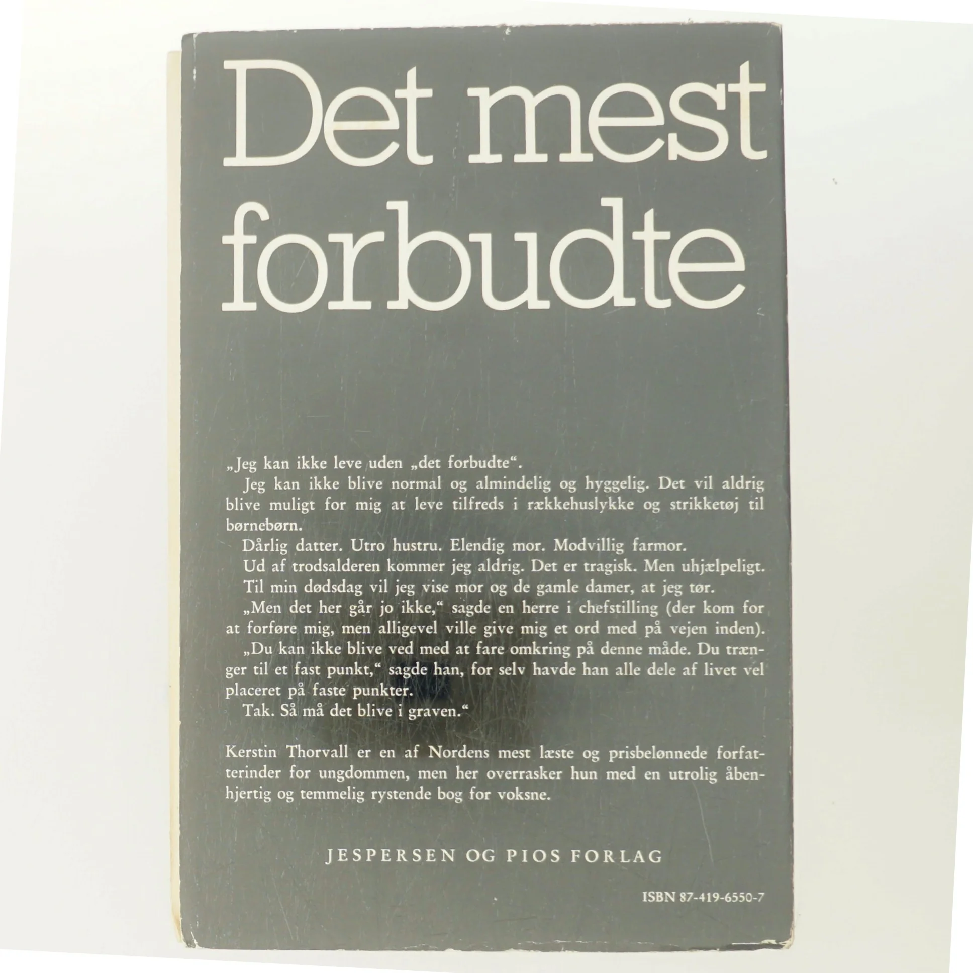 Det mest forbudte af Kerstin Thorvall (Bog)