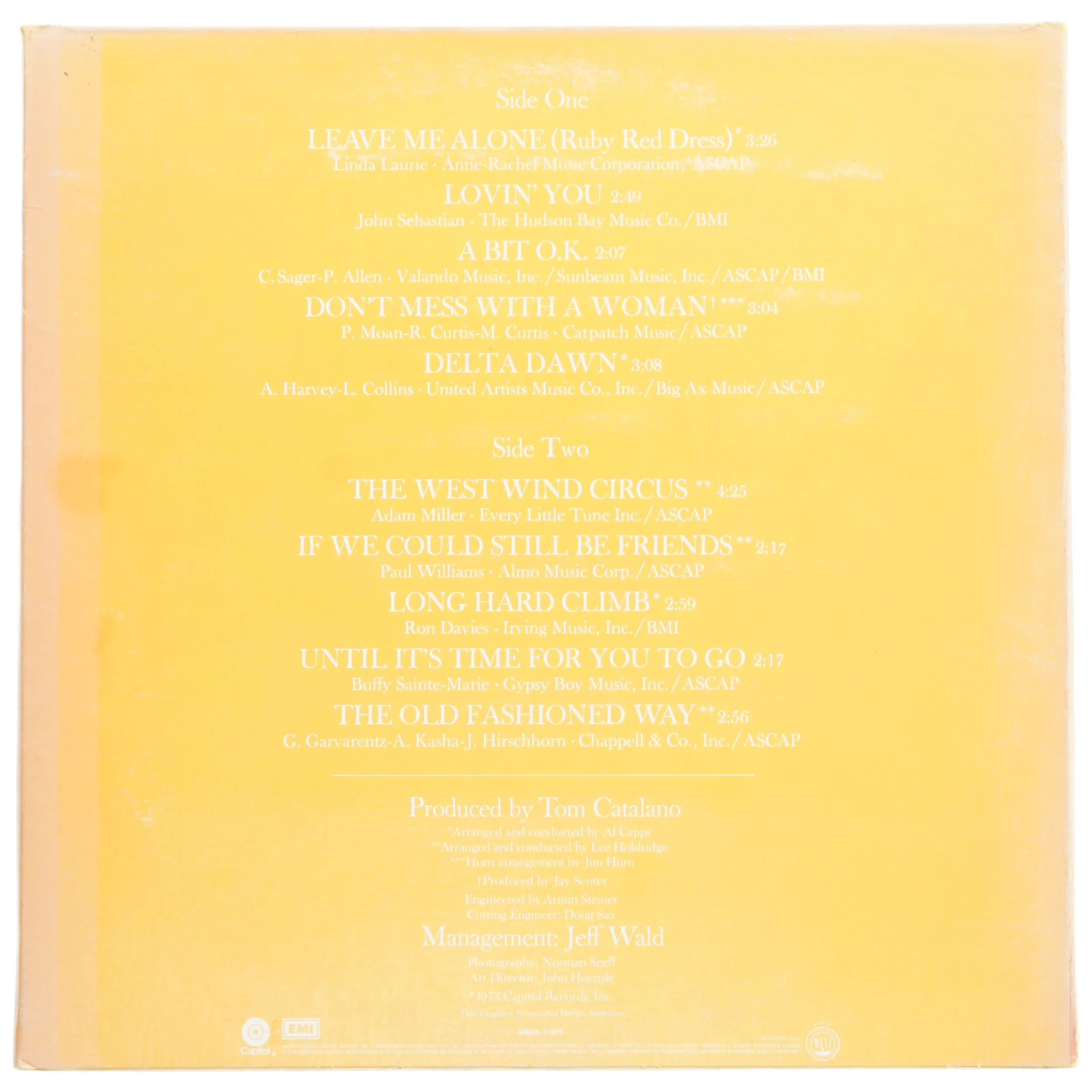 Helen Reddy - Long Hard Climb LP