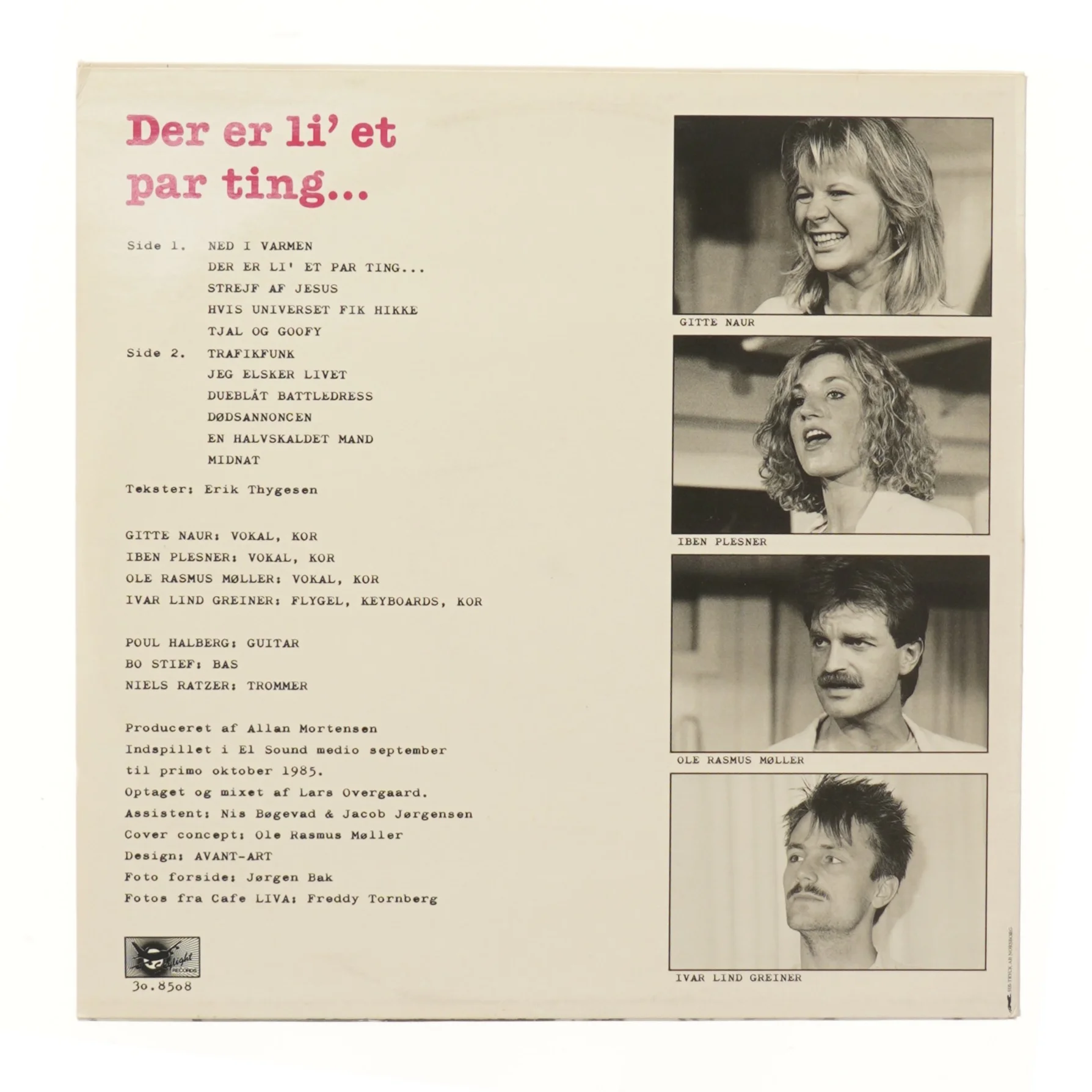 Vinylplade: Der er li' et par ting...