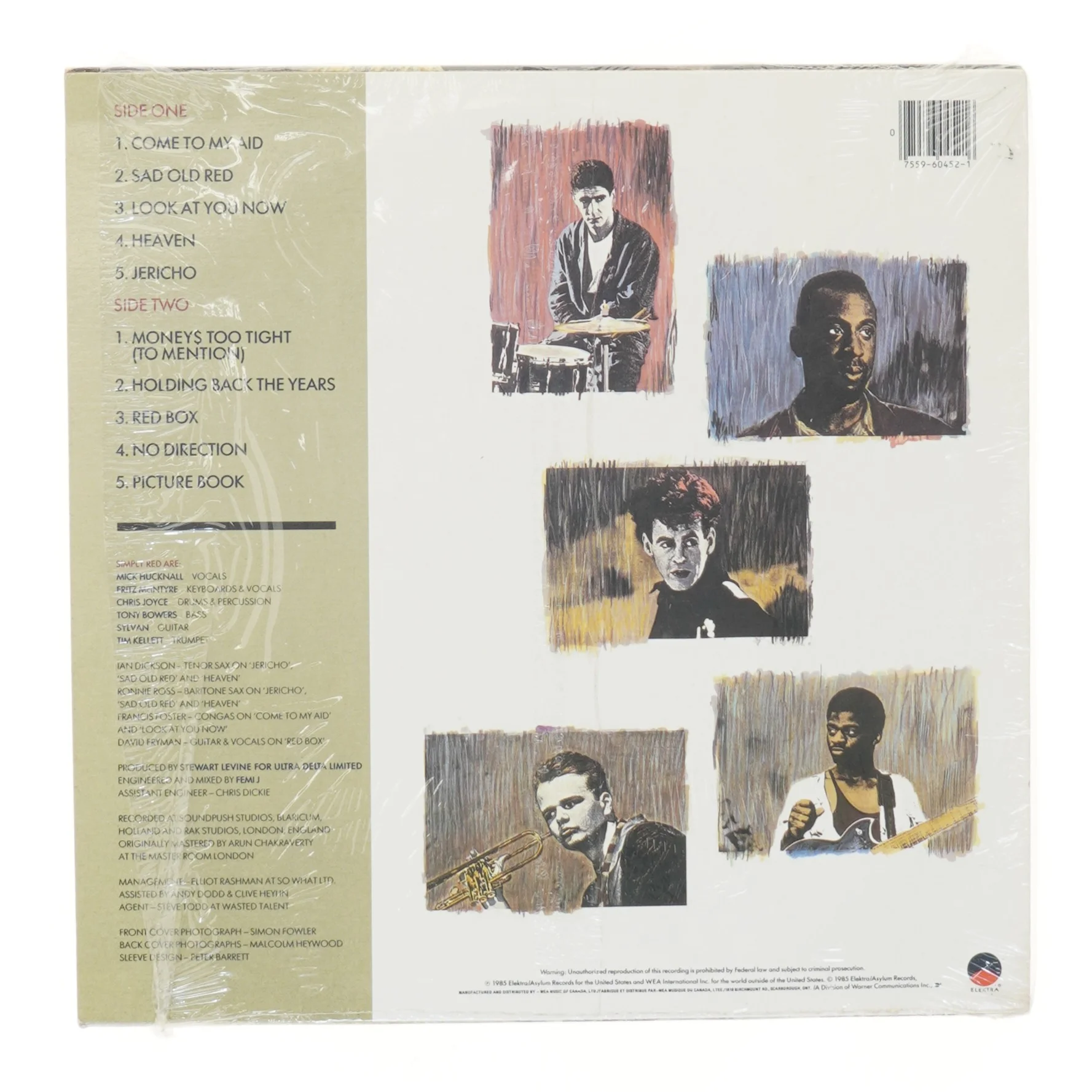 Simply Red Picture Book LP fra Simply Red