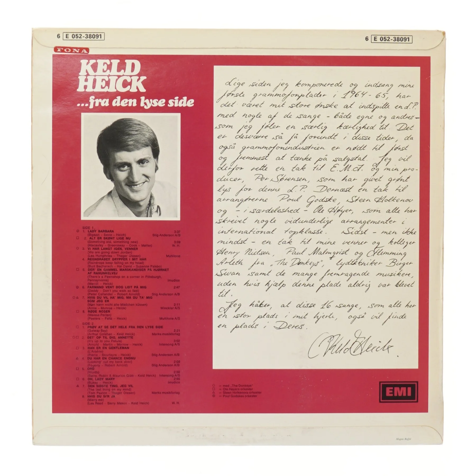 Keld Heick - fra den lyse side LP fra EMI