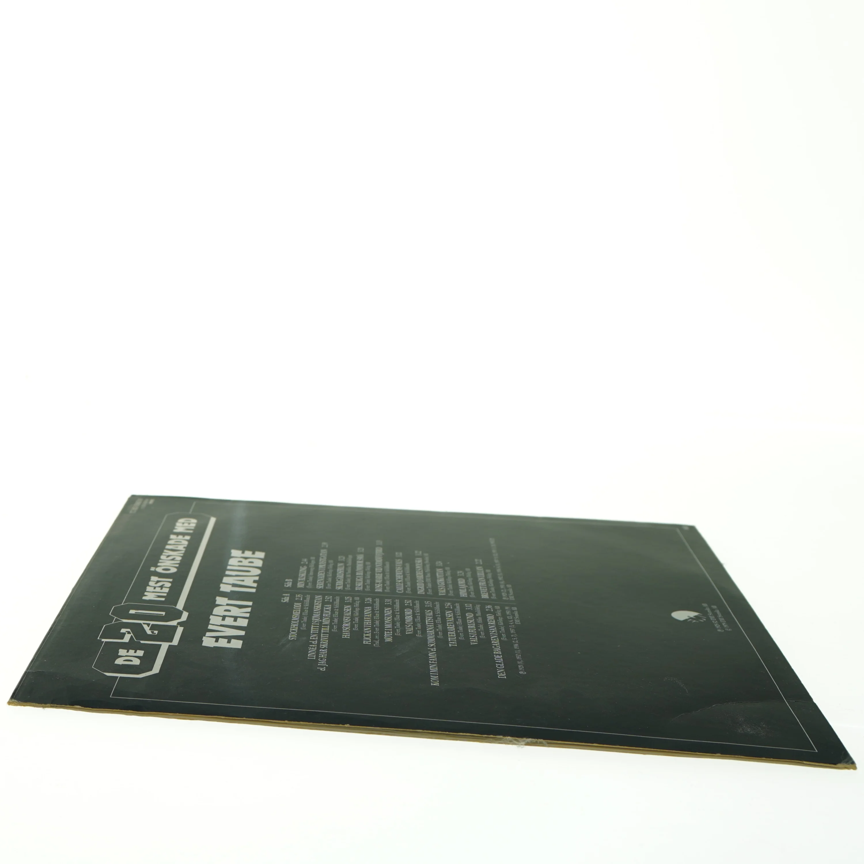 Evert Taube LP fra Warner Bros. Records (str. 31 x 31 cm)