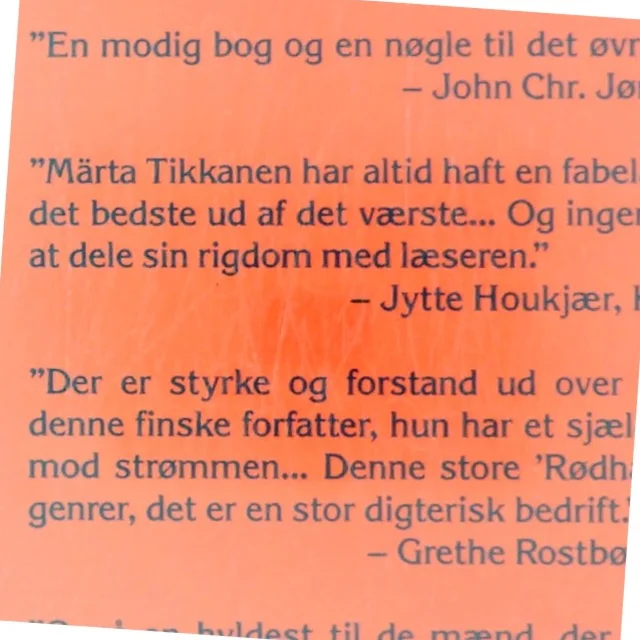 Rødhætte af Märta Tikkanen (Bog)