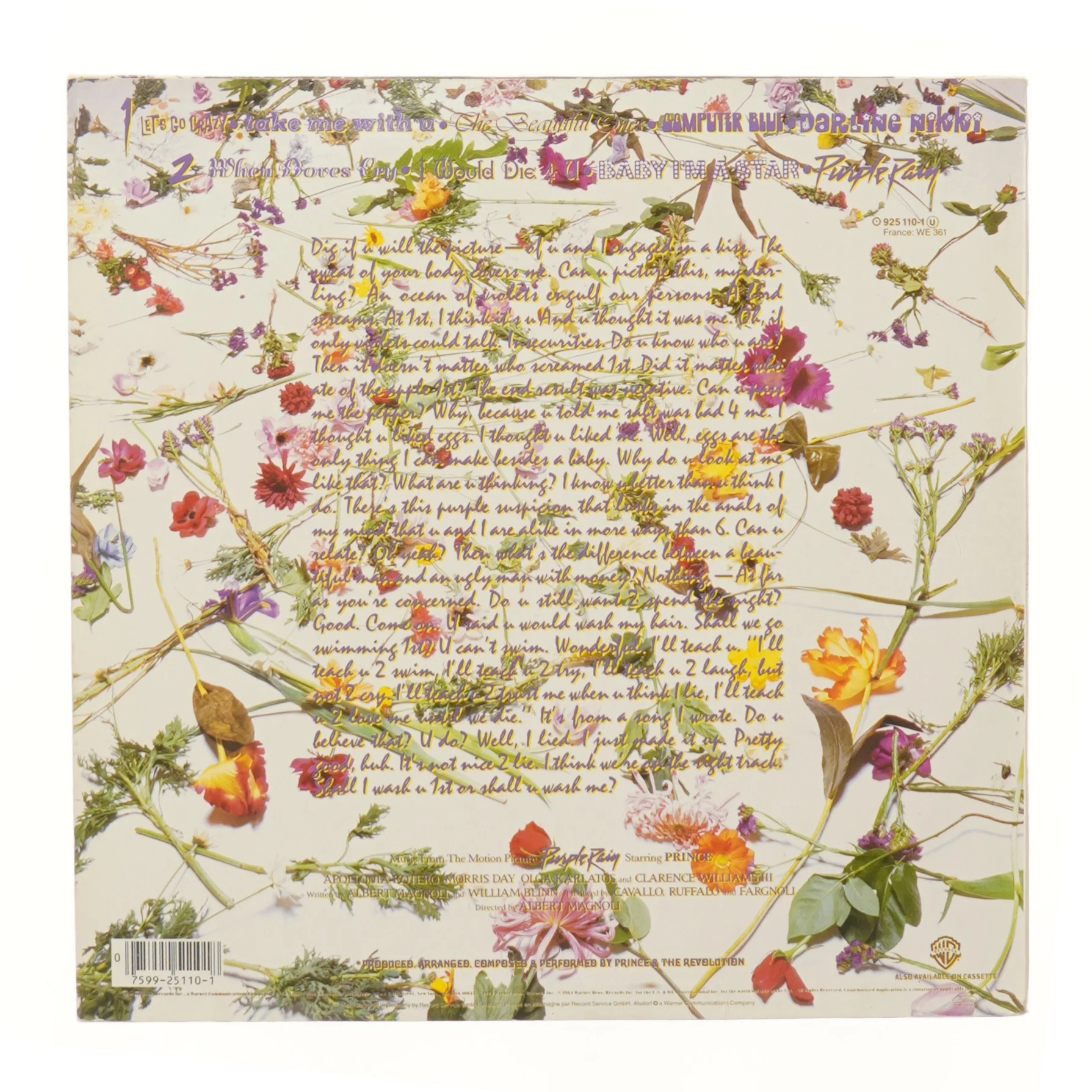 Vinyl album - Purple Rain af Prince fra Prince