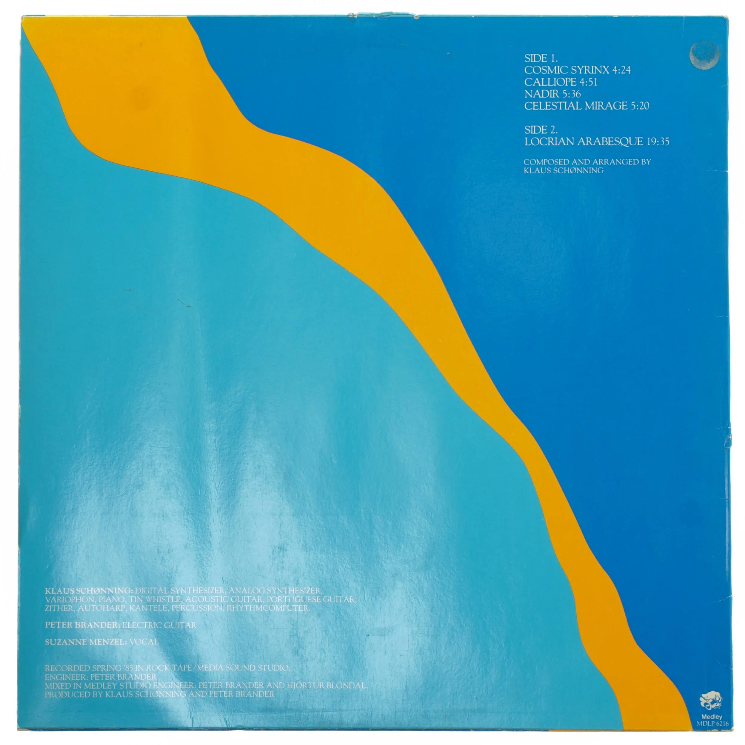 Klaus Schønning Locrian Arabesque LP