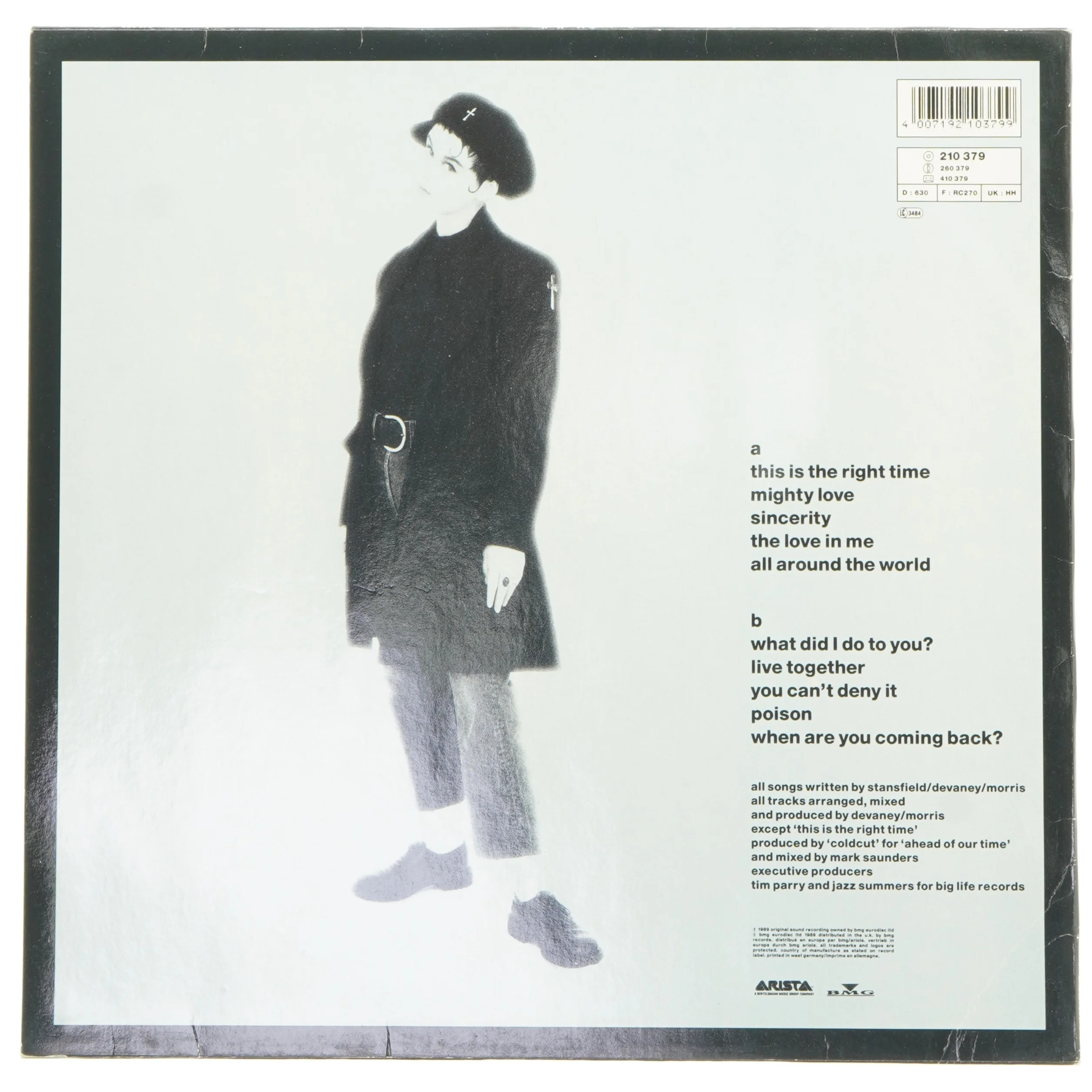 Lisa Stansfield Affection vinyl LP