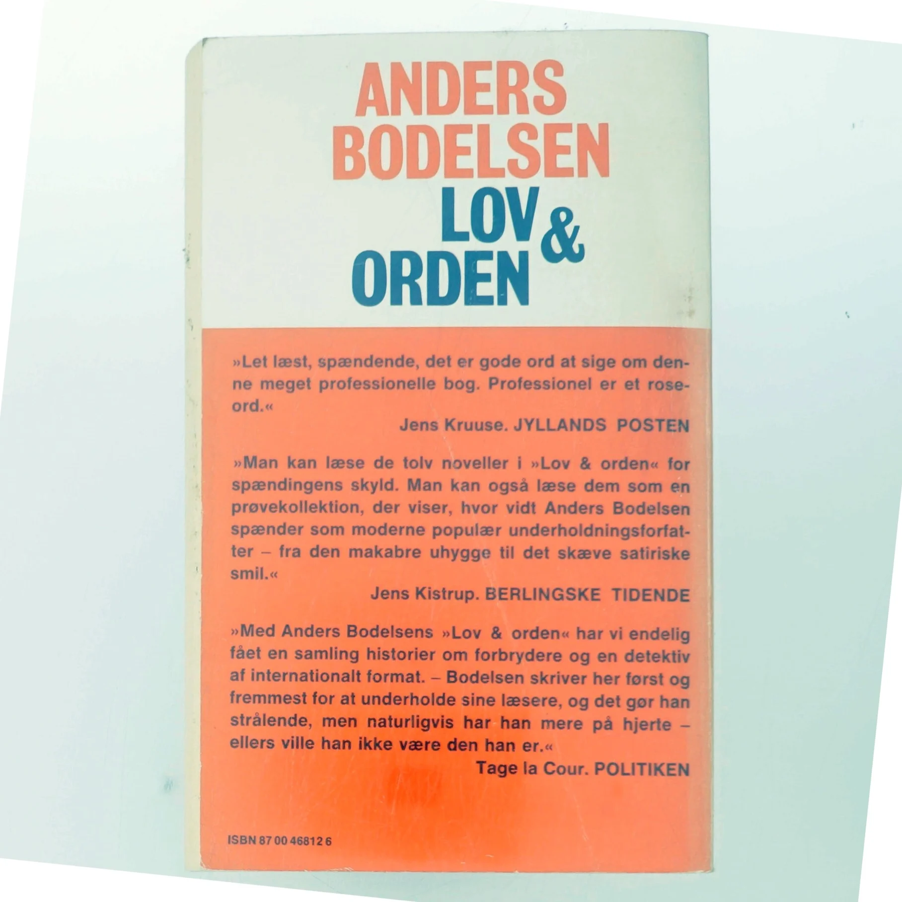 Lov & Orden af Anders Bodelsen (Bog)
