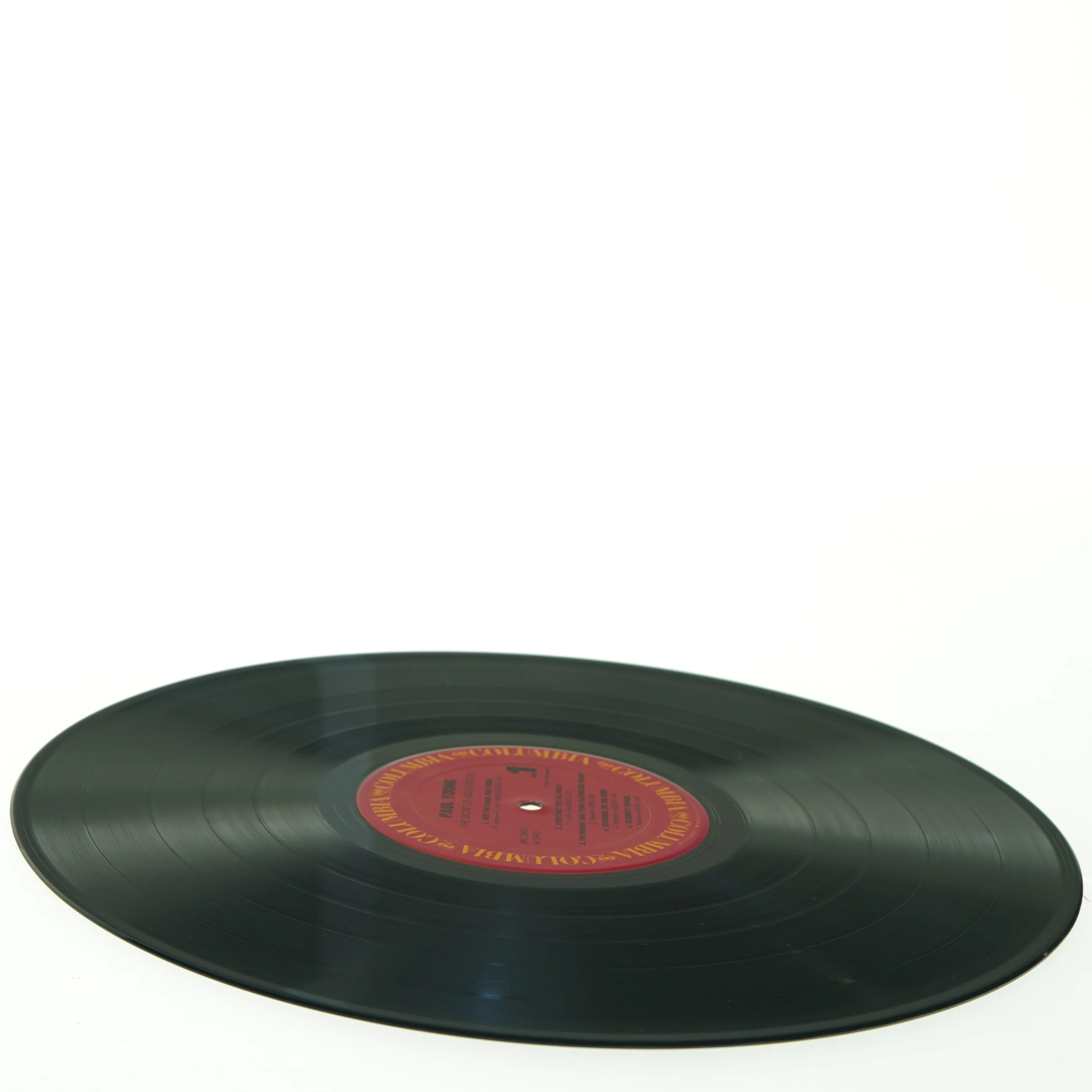 Paul Young - The Secret of Association LP fra Columbia (str. 31 x 31 cm)