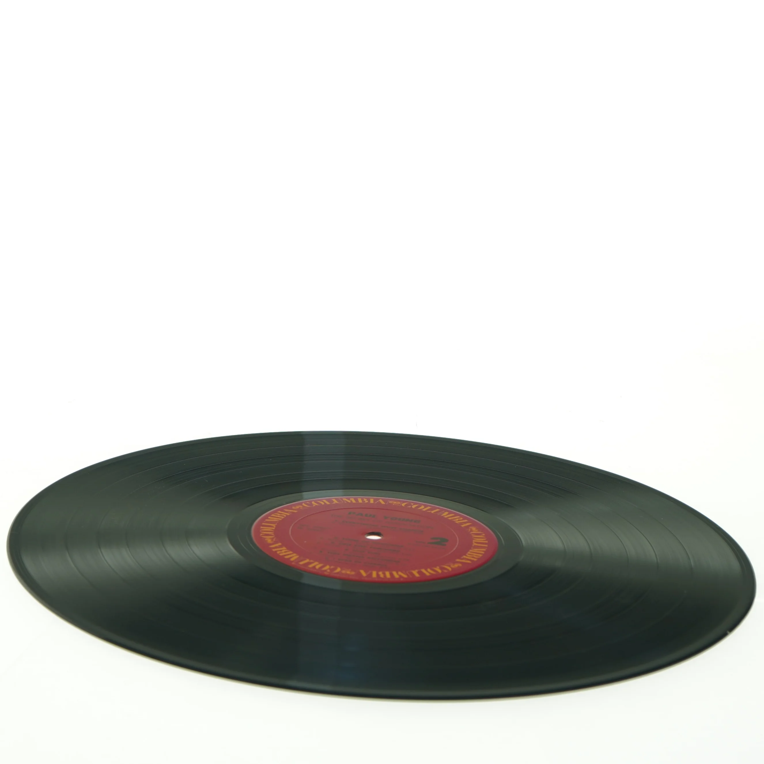 Paul Young - The Secret of Association LP fra Columbia (str. 31 x 31 cm)