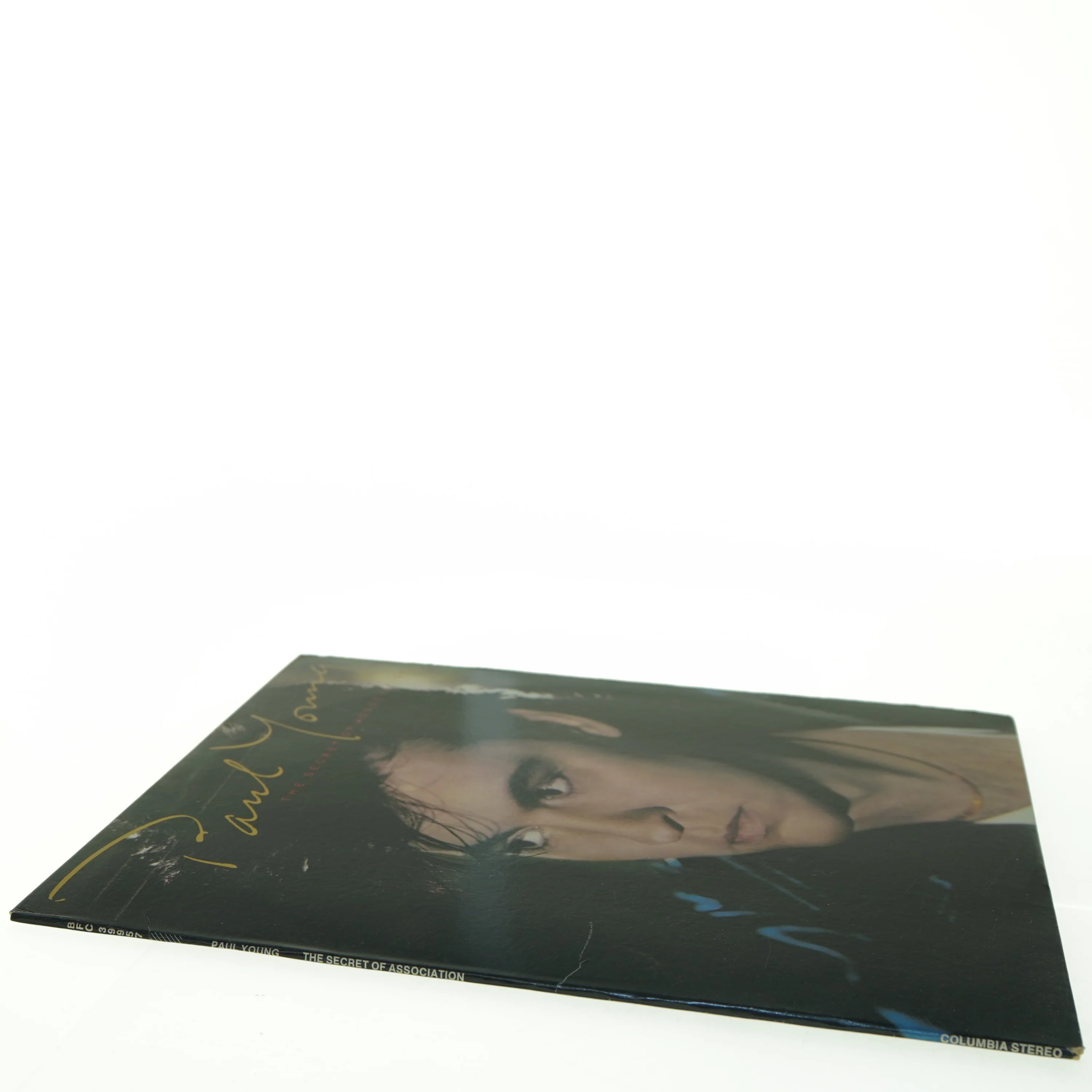 Paul Young - The Secret of Association LP fra Columbia (str. 31 x 31 cm)