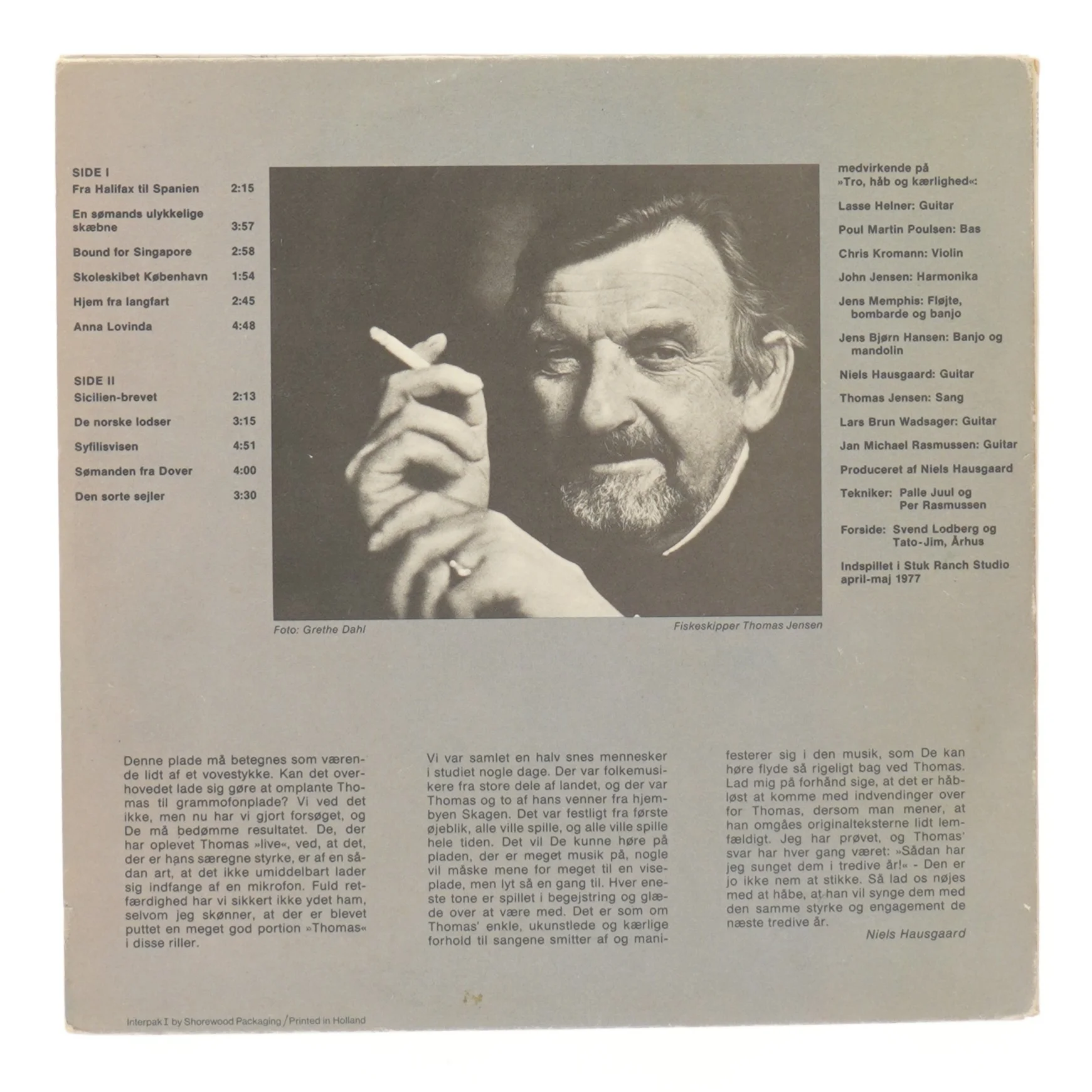 LP-album Tro, håb, kærlighed af Thomas Jensen fra Thomas Jensen