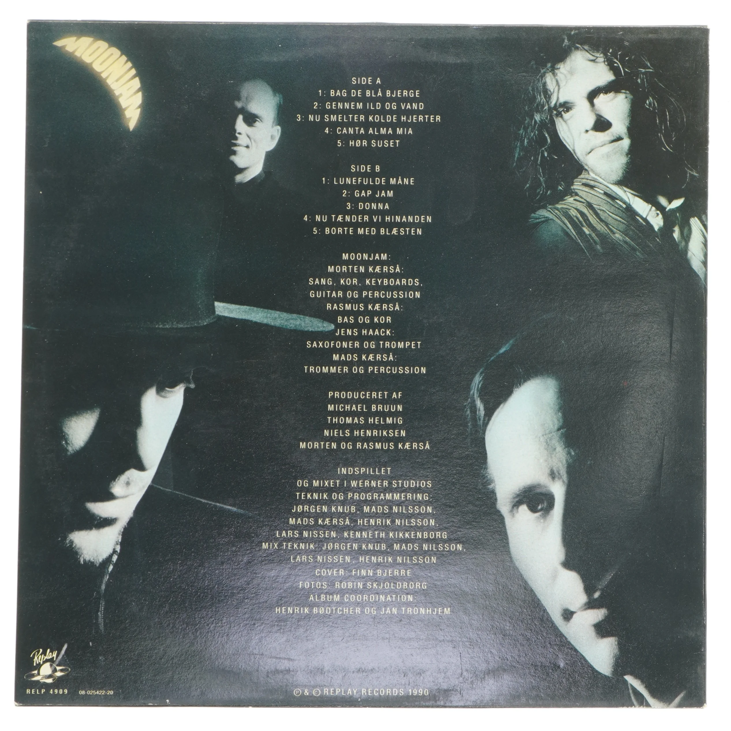 Moonjam LP album fra Replay Records