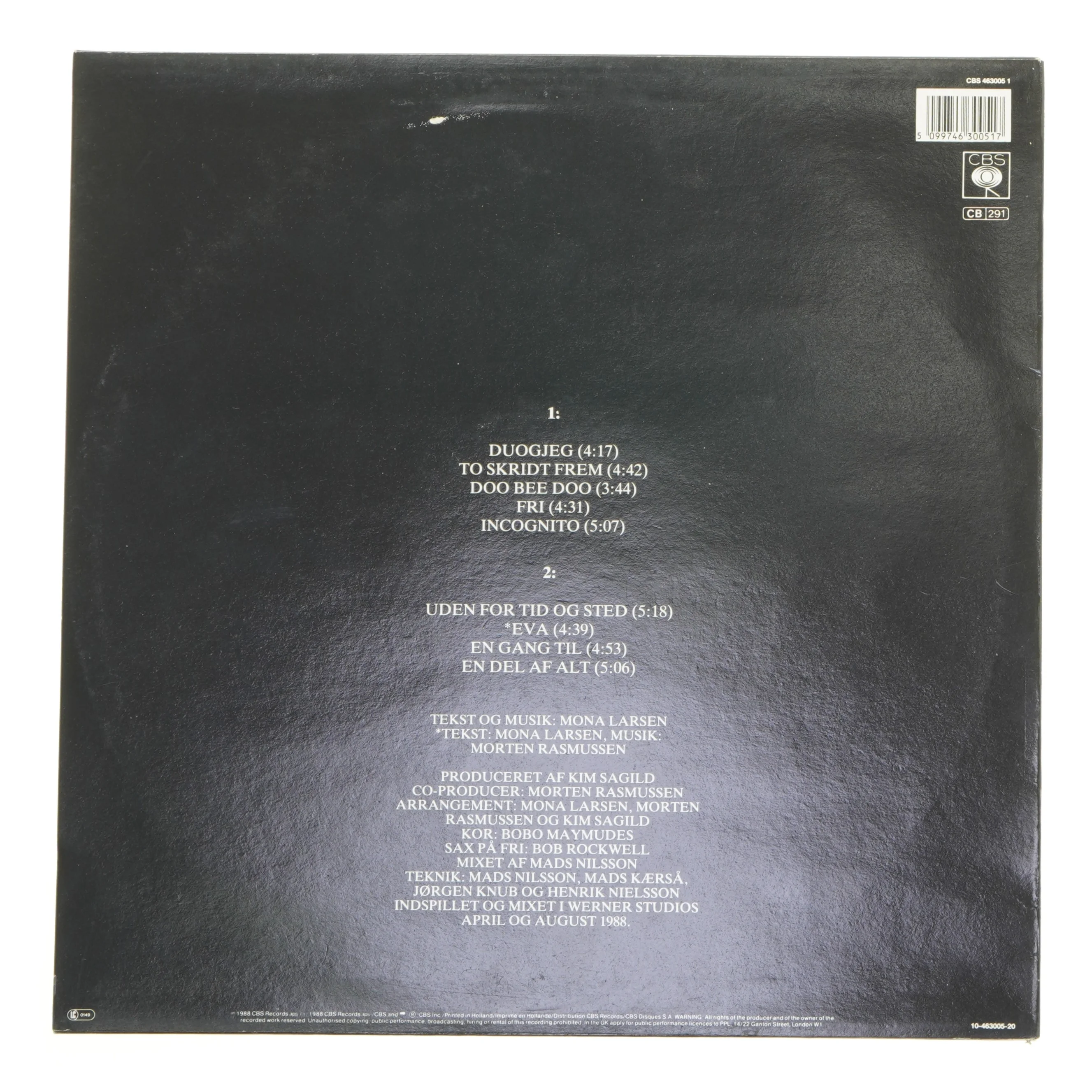 Mona Larsen - Mon Amour LP