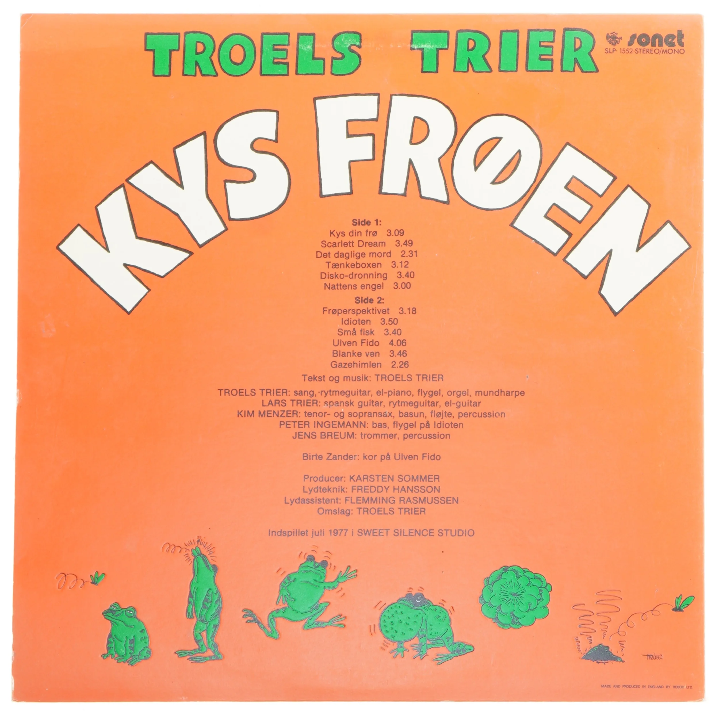 Troels Trier - Kys Frøen LP
