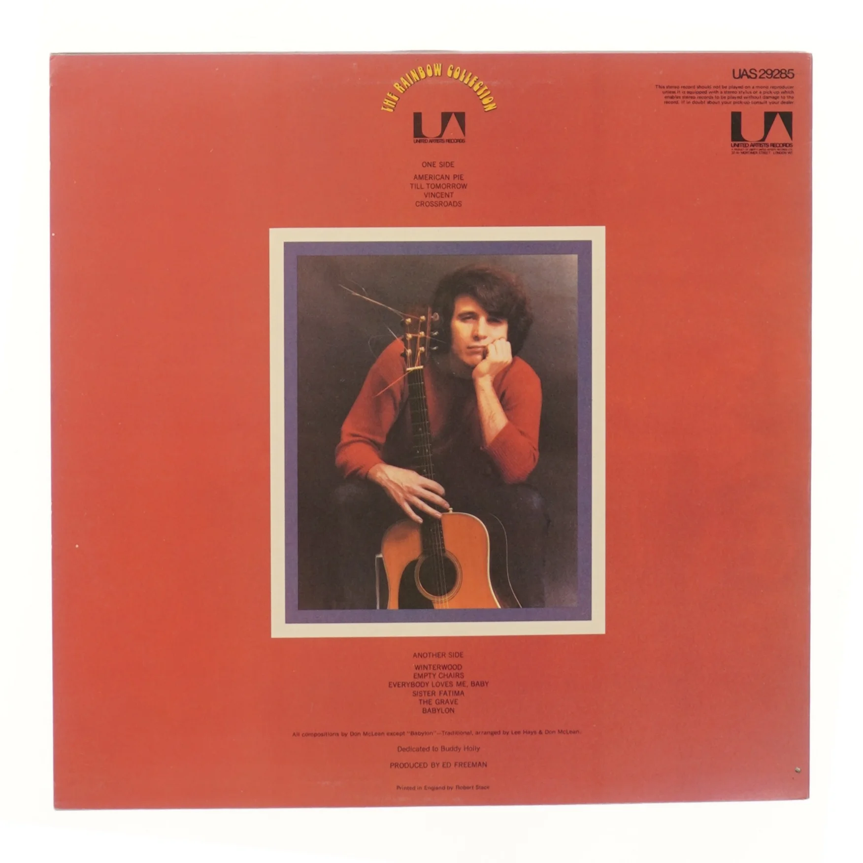 Don McLean American Pie LP