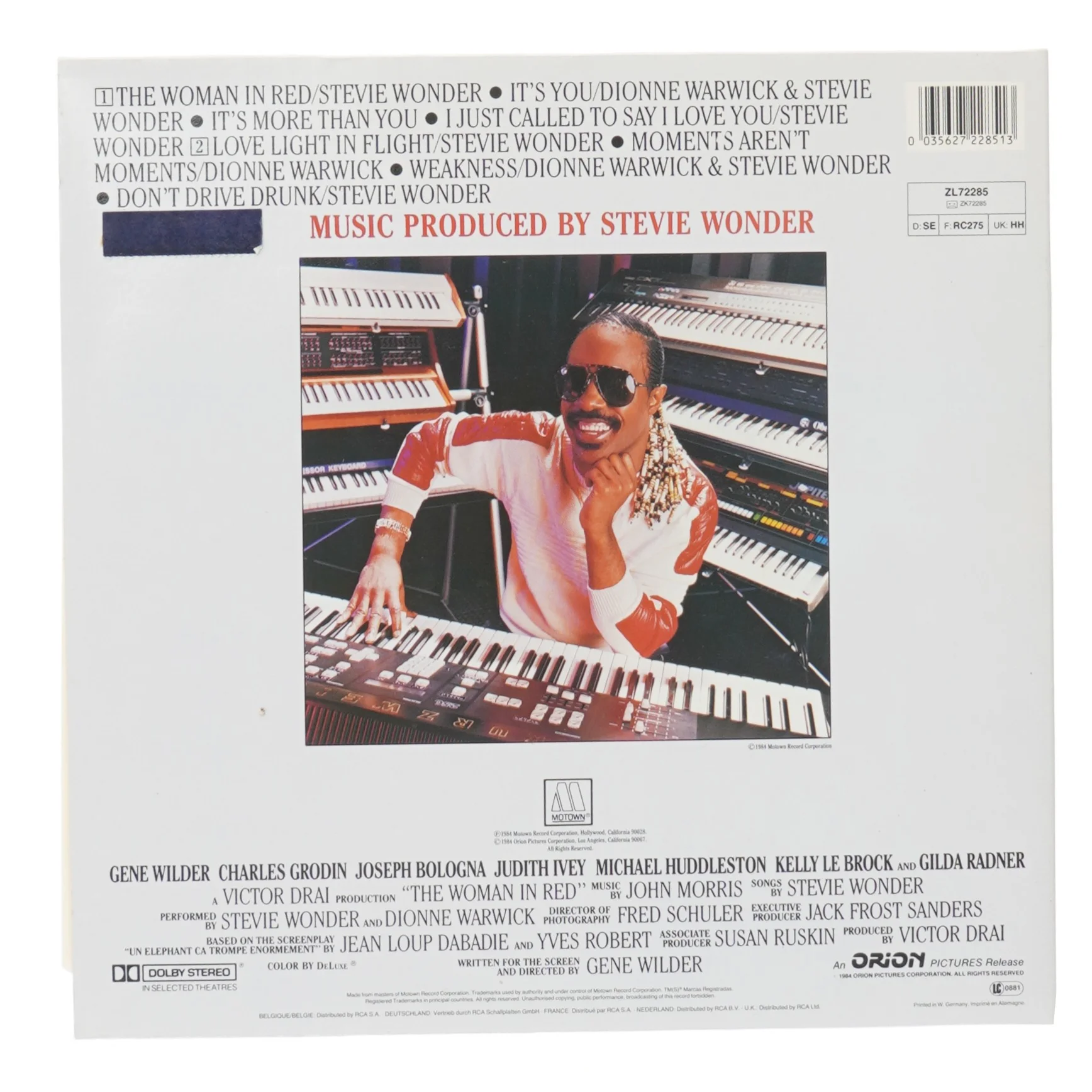 The Woman in Red Soundtrack LP fra Motown