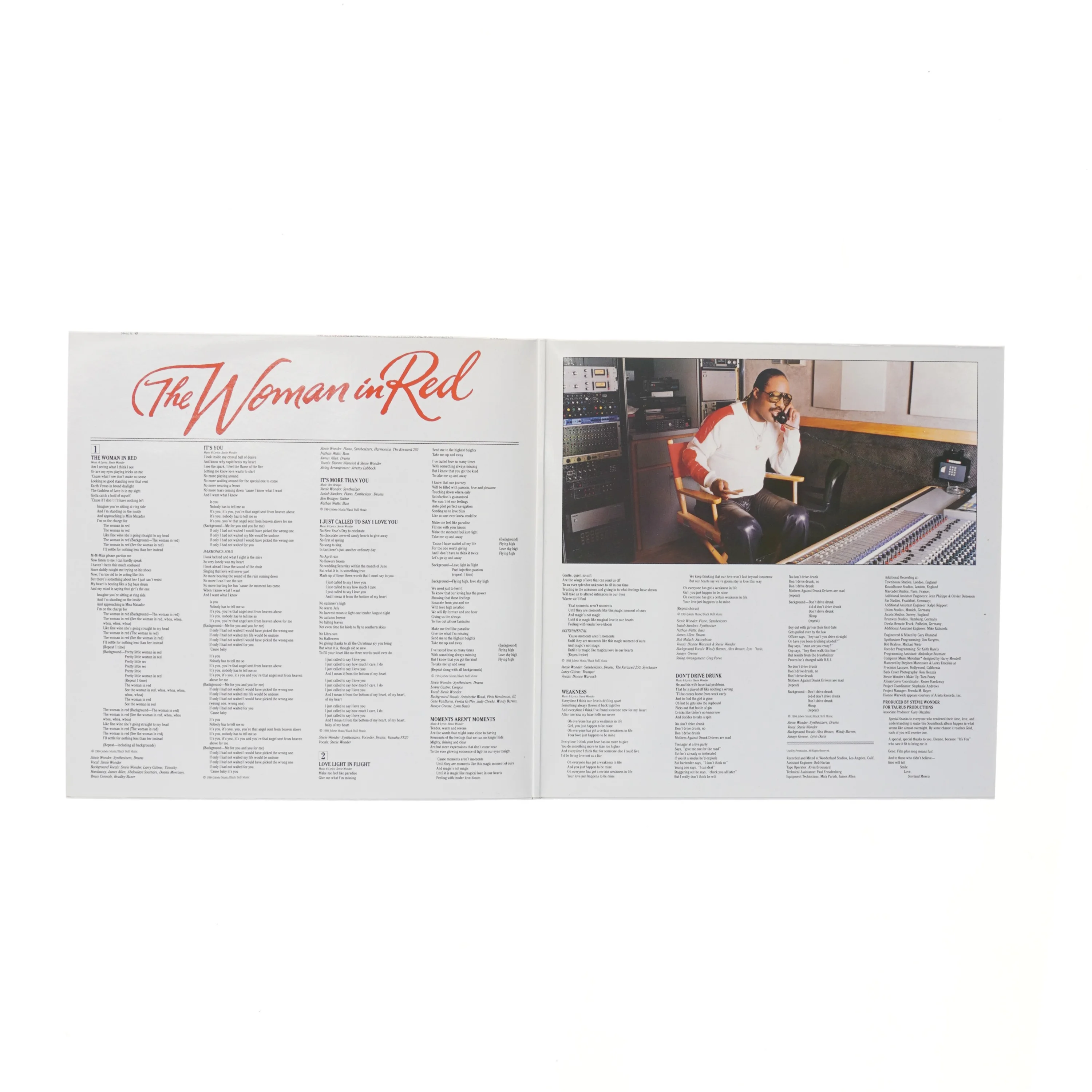 The Woman in Red Soundtrack LP fra Motown