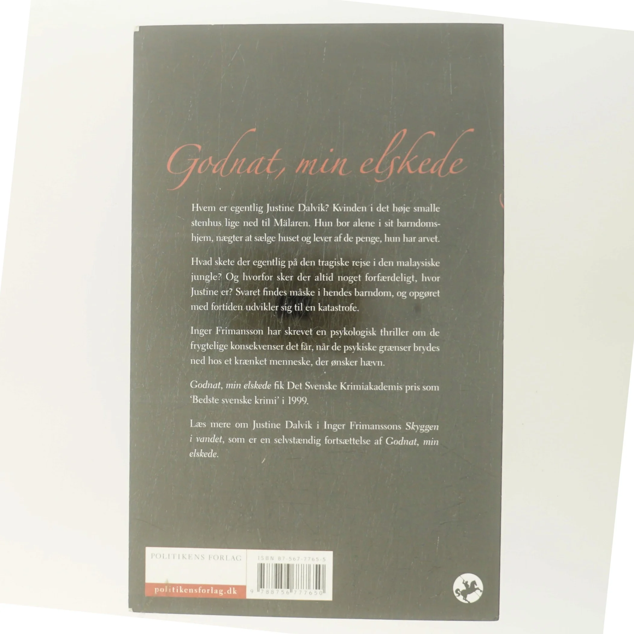 Godnat, min elskede af Inger Frimansson (Bog)