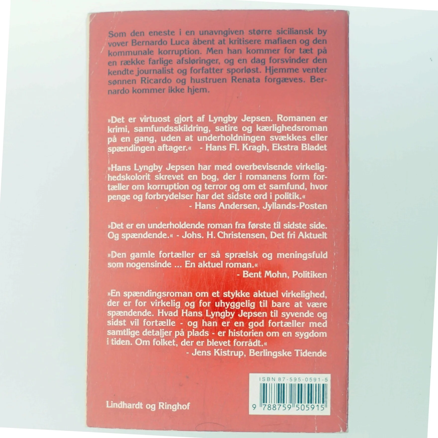 Den hvide enke : roman af Hans Lyngby Jepsen (Bog)