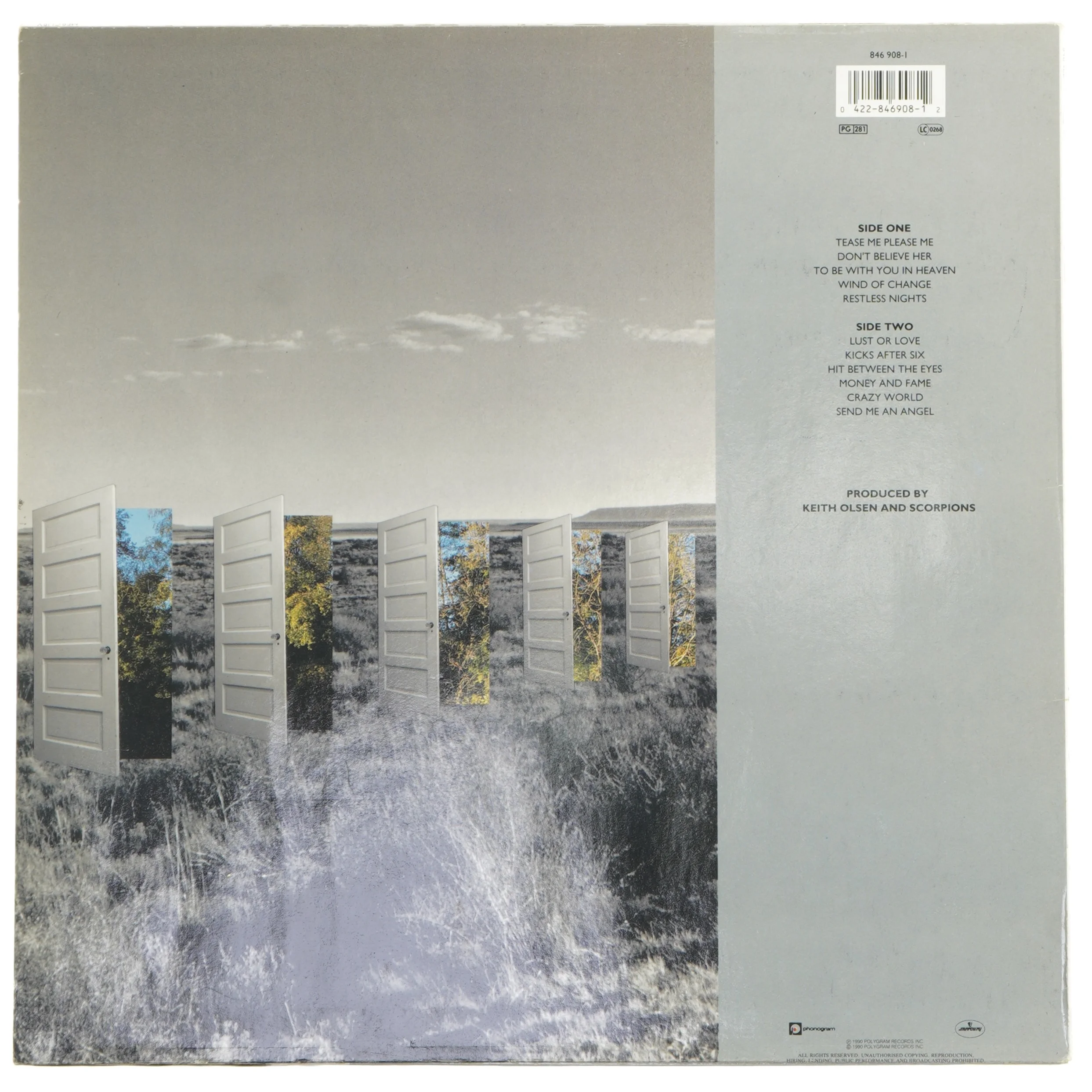 Scorpions Crazy World LP fra Scorpions