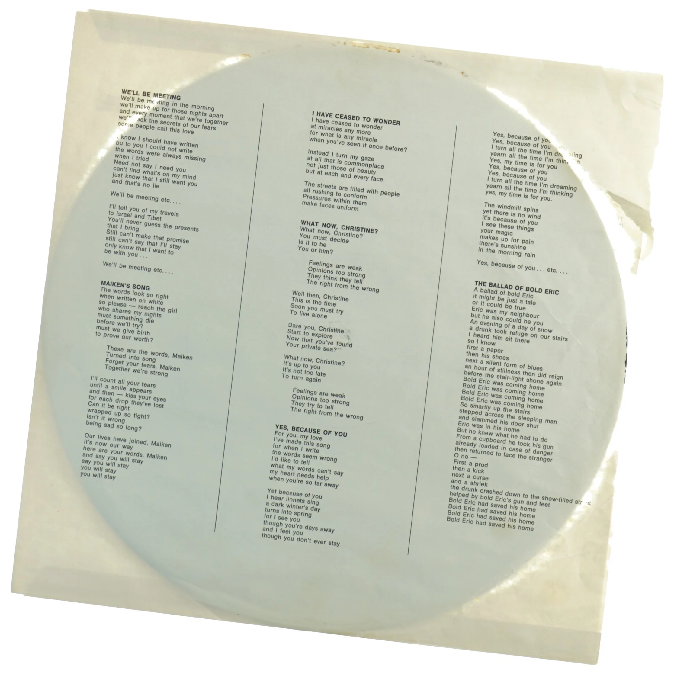 Olsen Bros - For What We Are LP fra Philips (str. 31 x 31 cm)