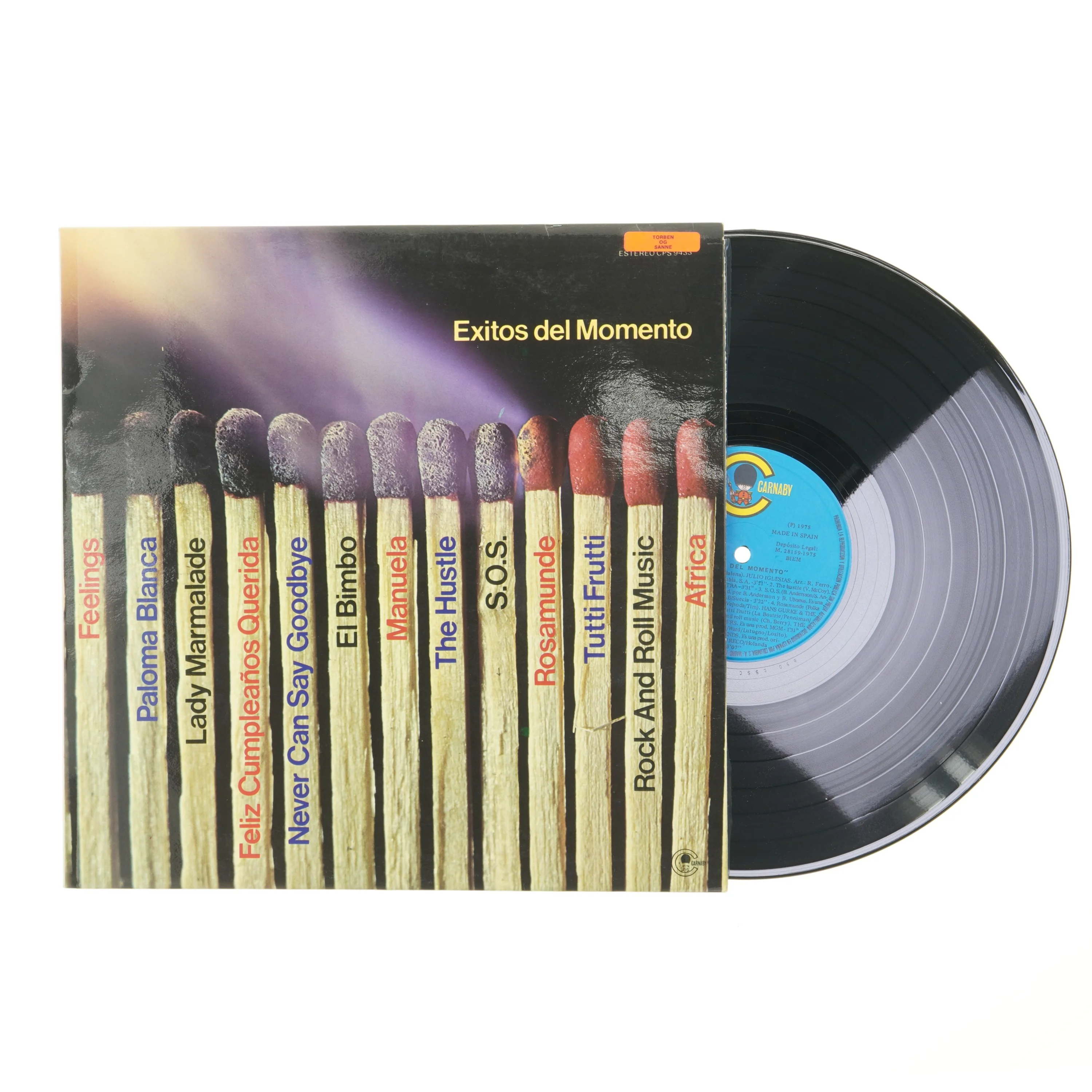 Exitos del Momento vinyl album fra Carnaby Records