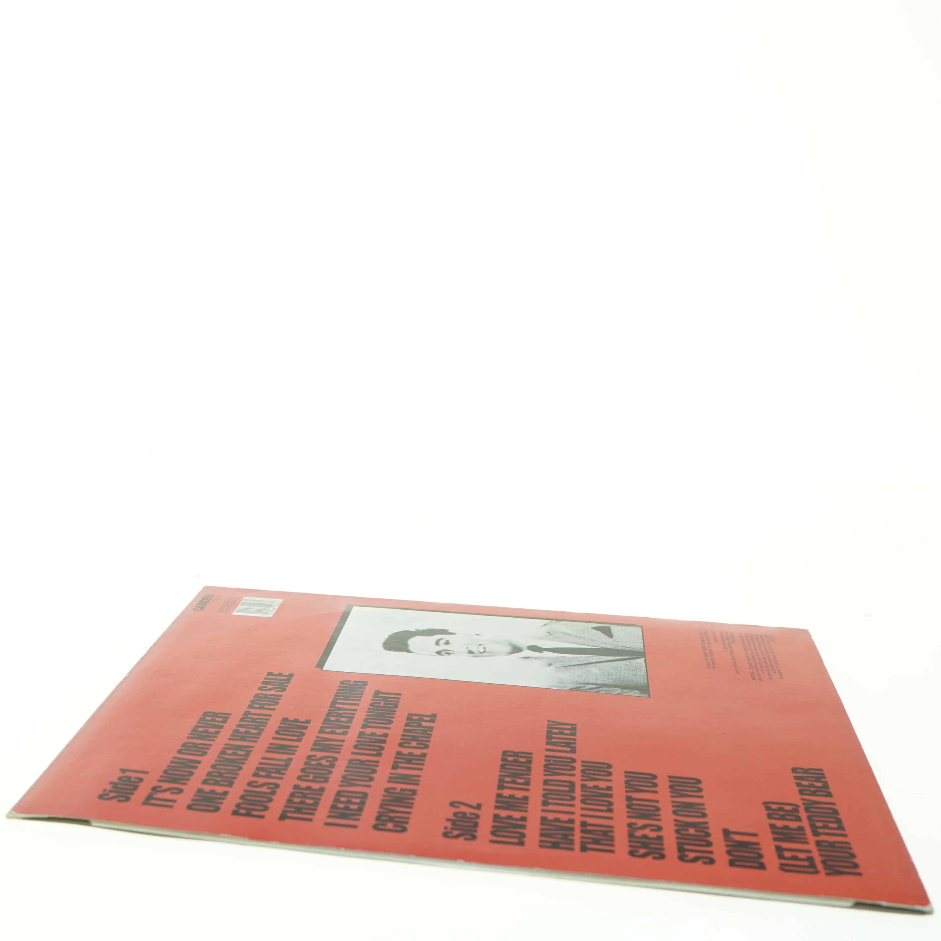 Elvis Presley vinylplade fra Camden (str. 31 x 31 cm)