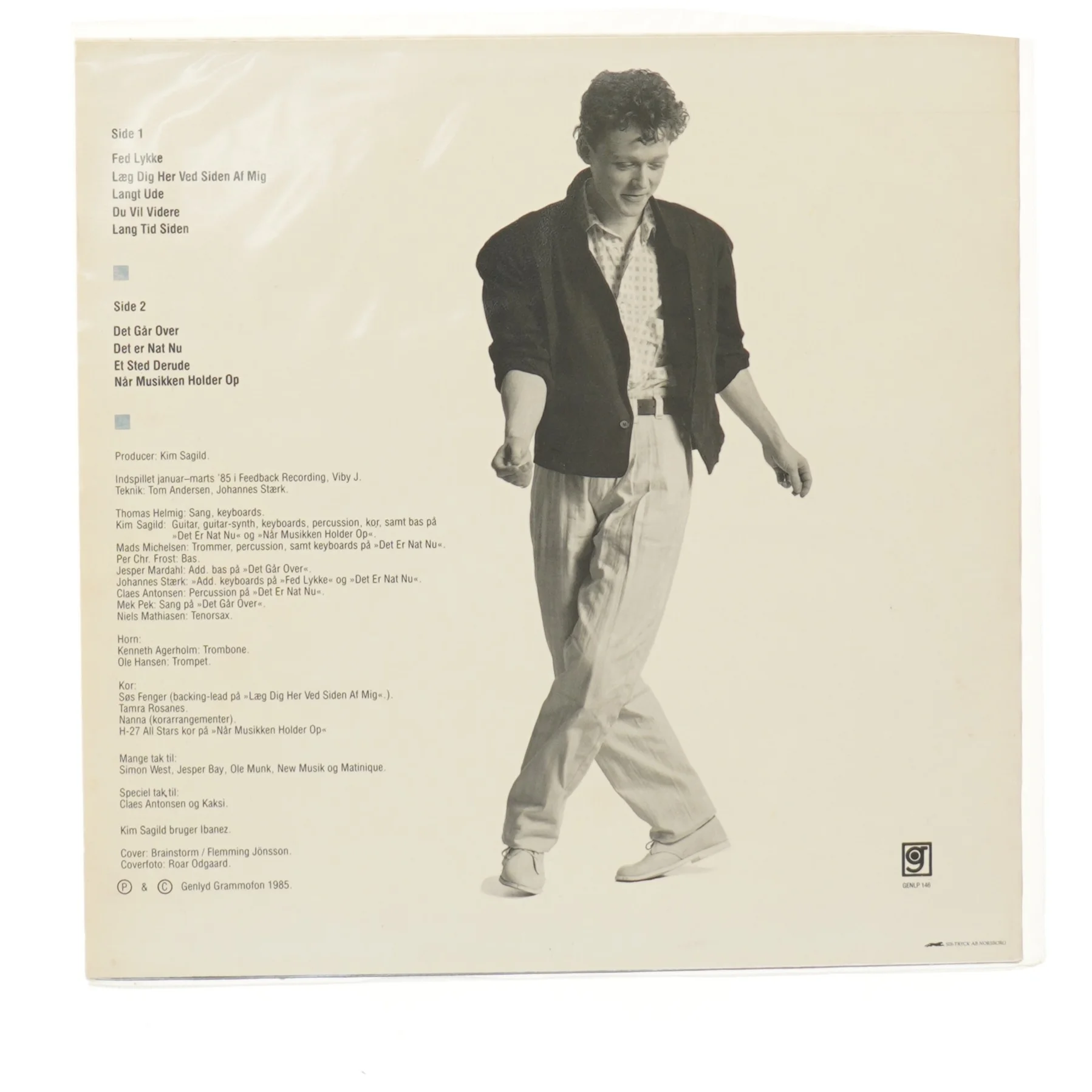 LP af Thomas Helmig fra Genlyd Grammofon