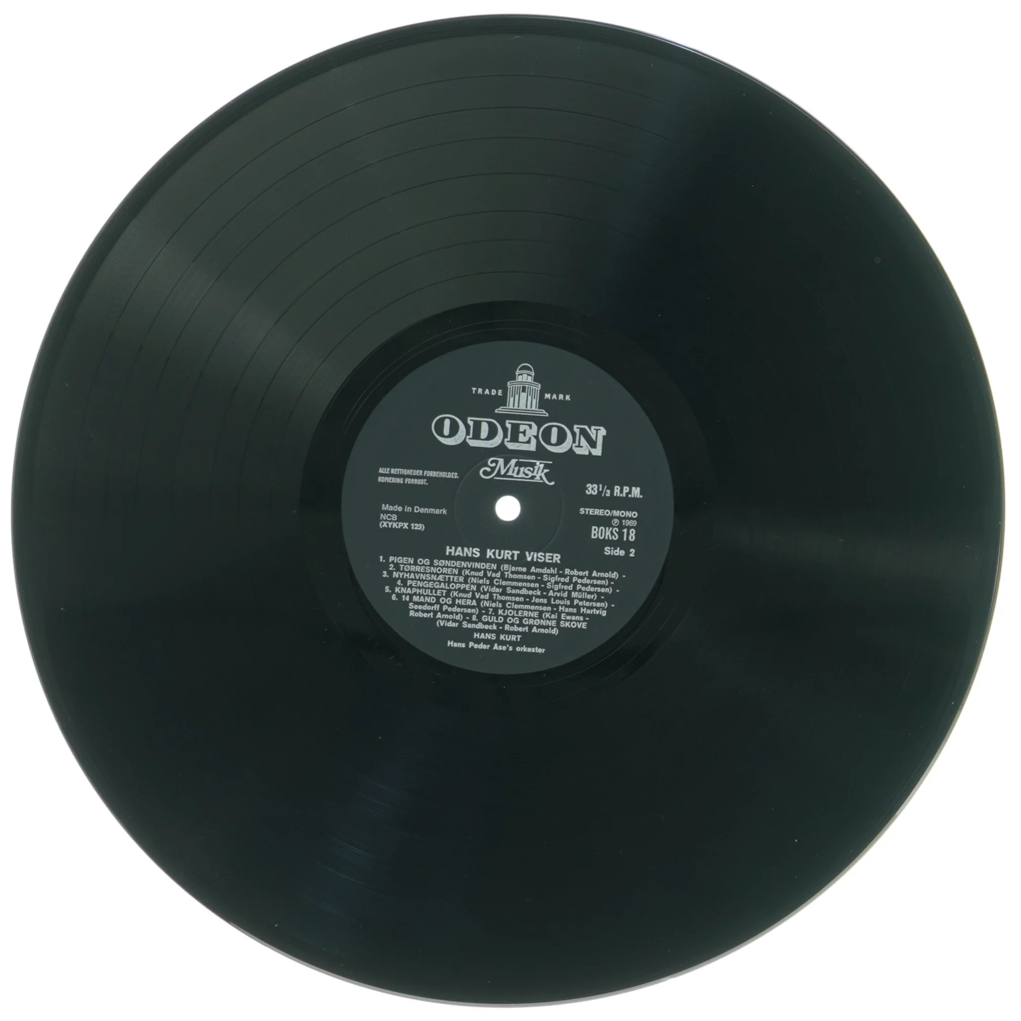 Hans Kurt Viser LP (str. 31 x 31 cm)