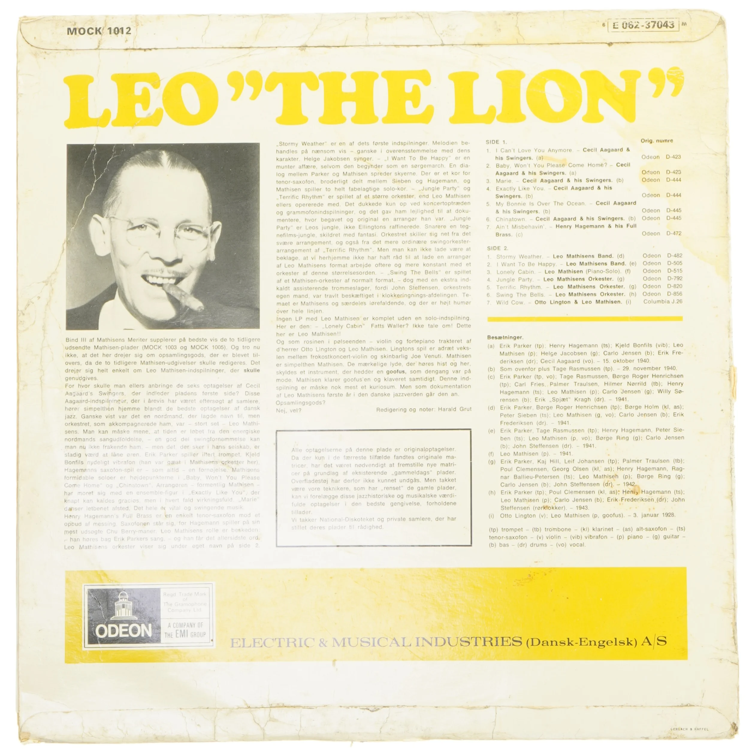 Leo 'The Lion' LP