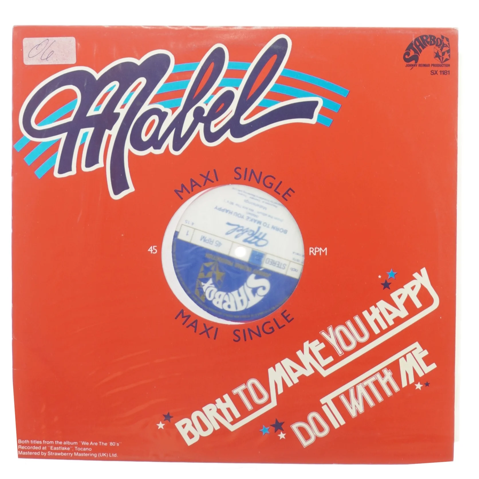 Mabel - Born to make you happy. Do it with me (LP) fra Starbox (str. 30 cm)