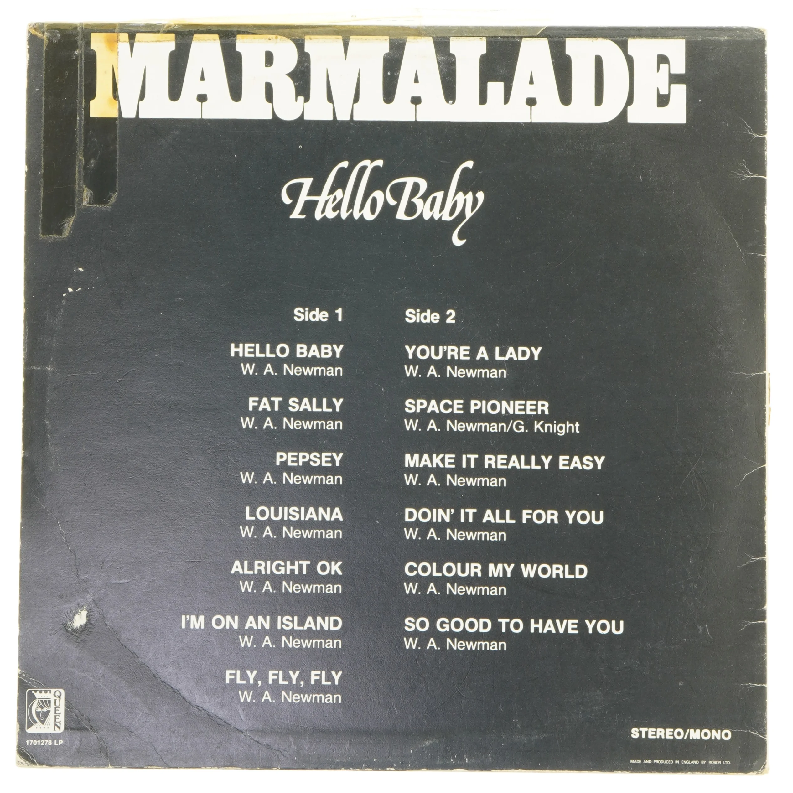Marmalade - Hello Baby LP