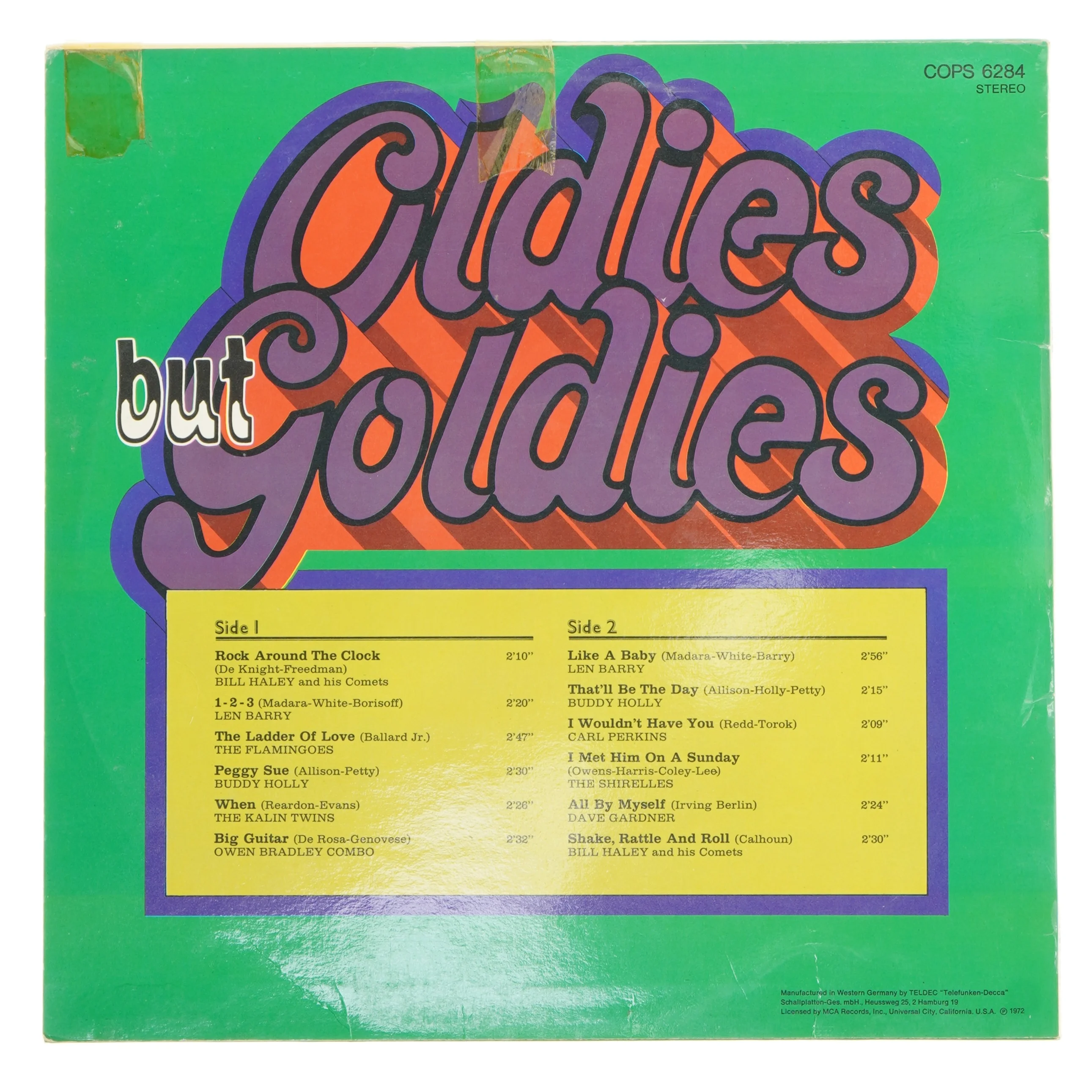 Oldies but Goldies vinyl album
