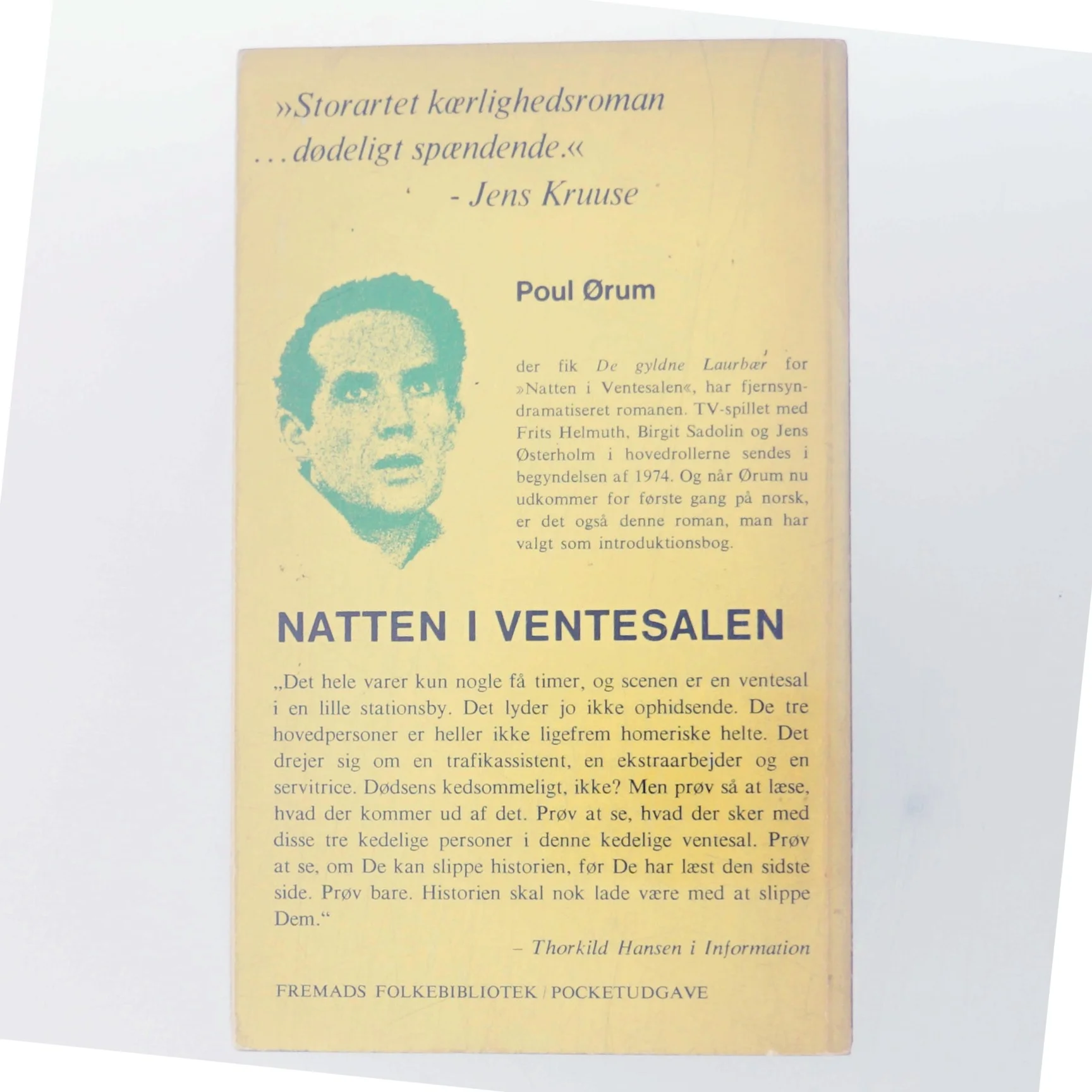 Natten i Ventesalen af Poul Ørum (Bog)