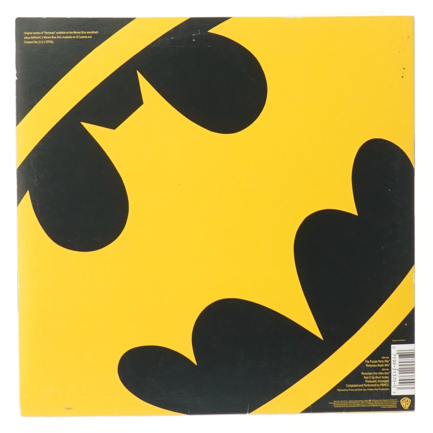 Prince - Partyman LP fra Warner Bros