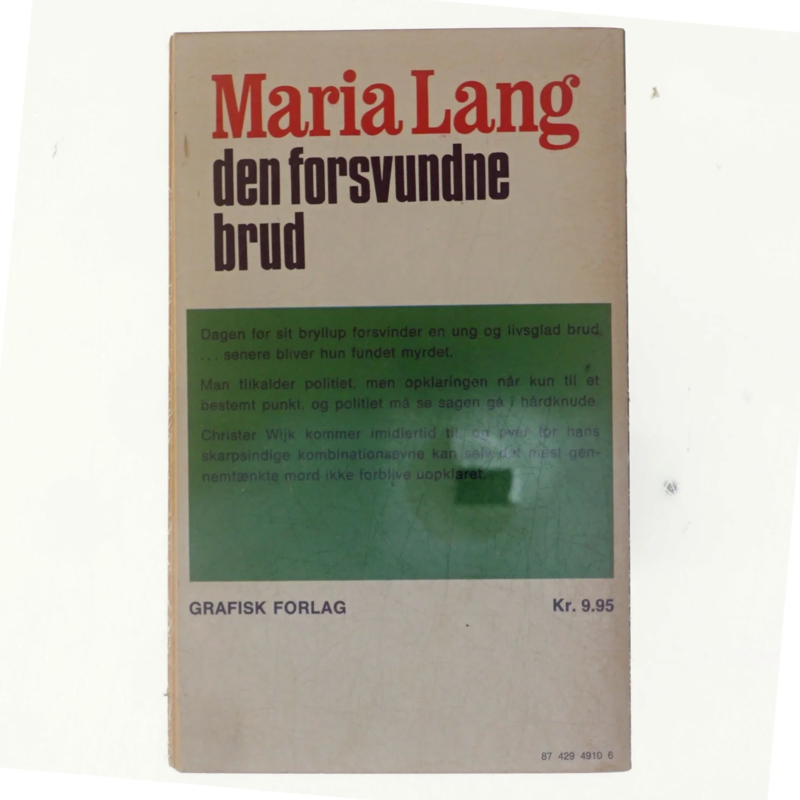Den forsvundne brud af Maria Lang
