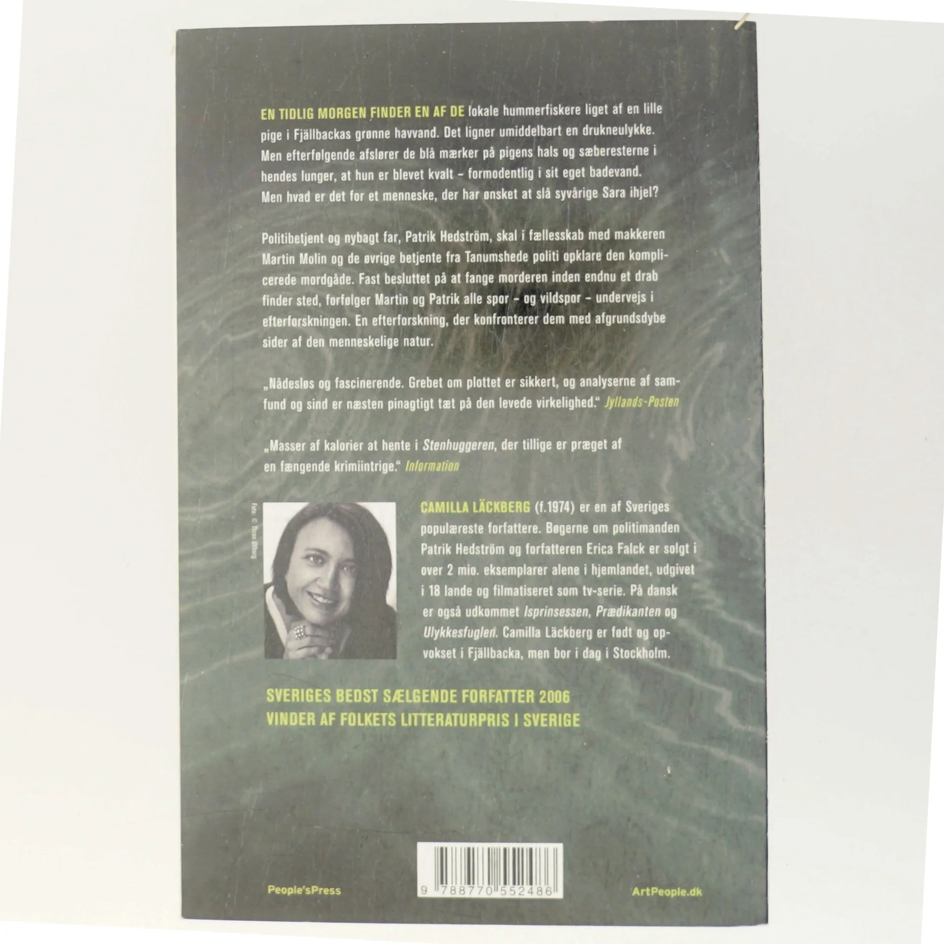 Stenhuggeren : kriminalroman af Camilla Läckberg (Bog)