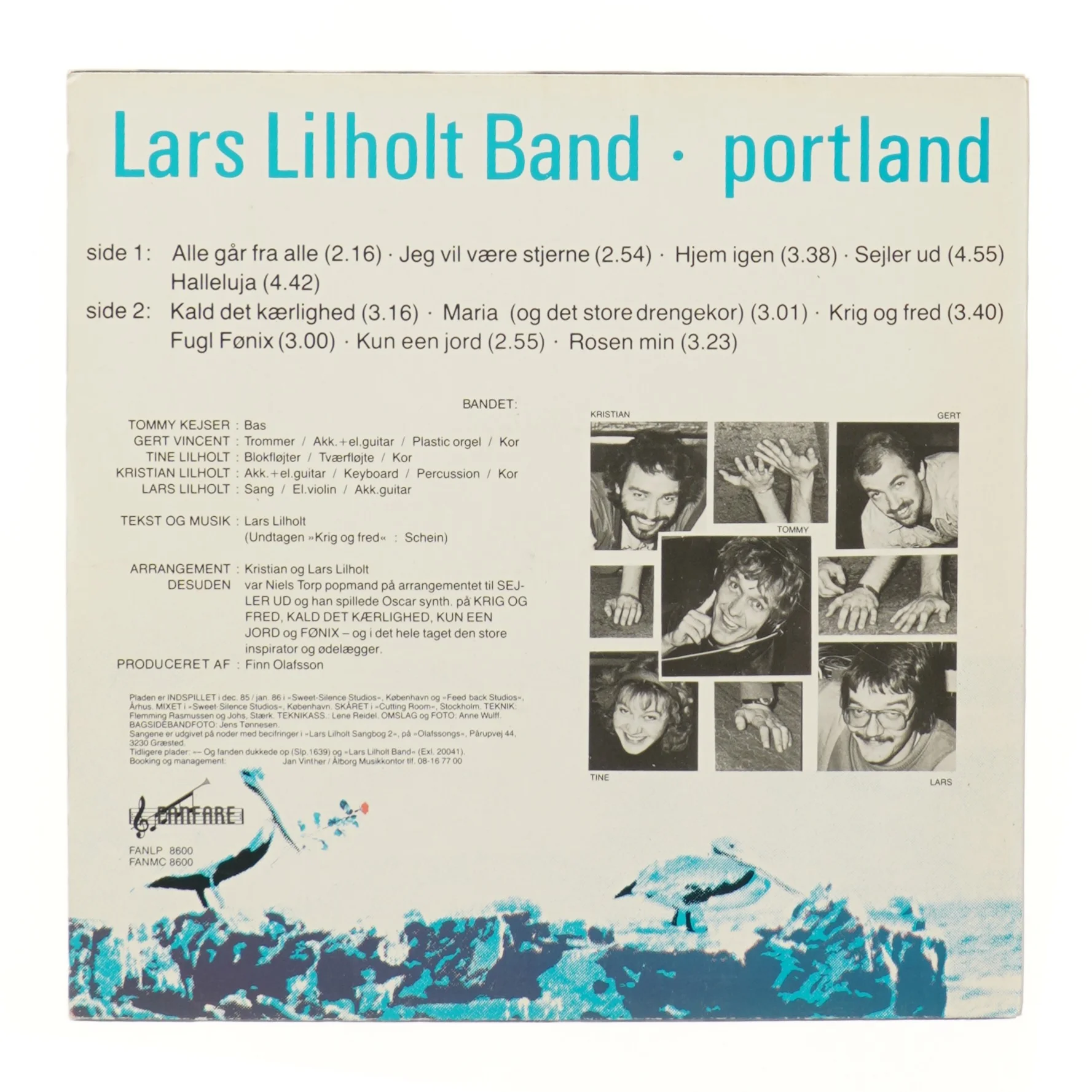 Lars Lilholt Band - Portland LP fra Lars Lilholt Band