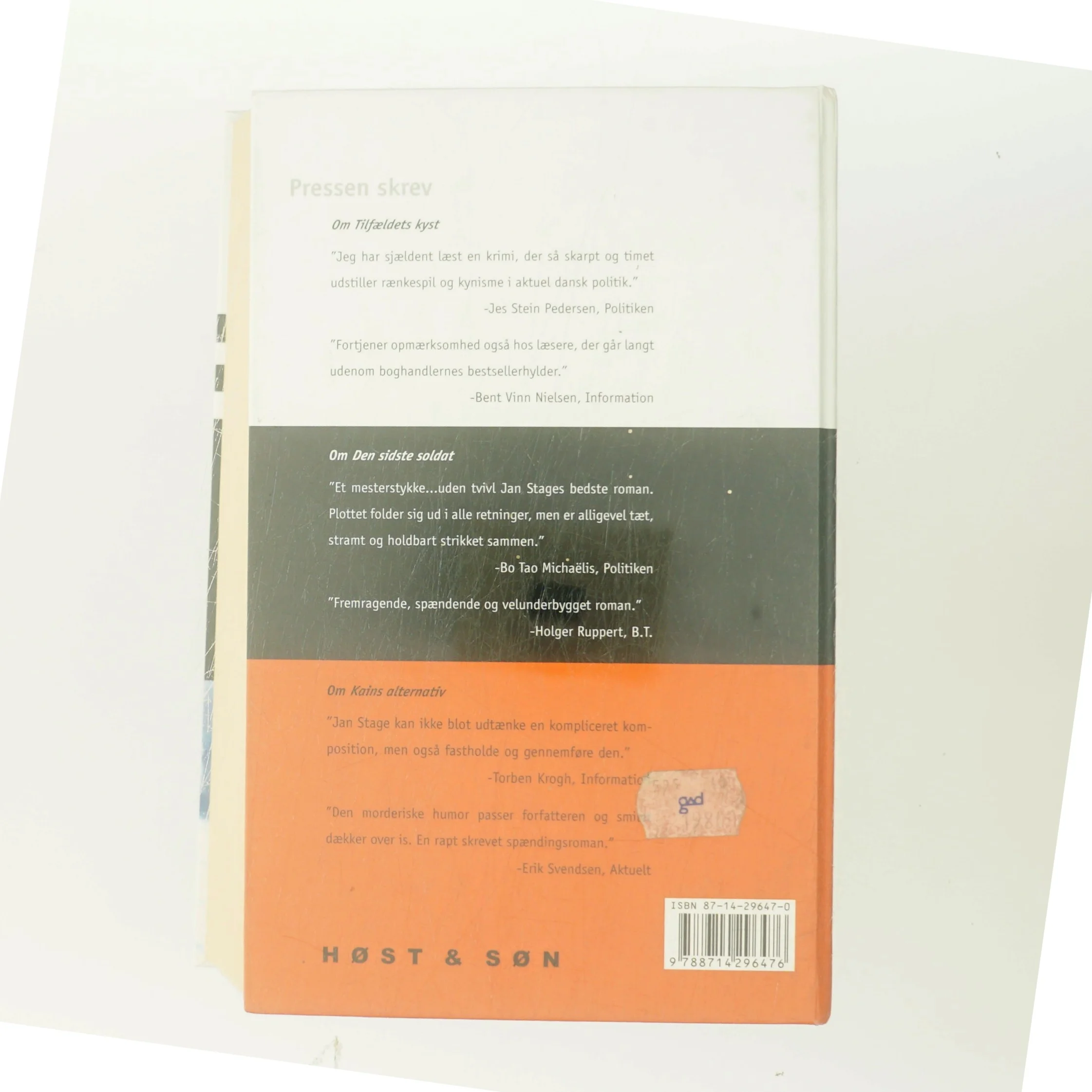 Noget på spil af Jan Stage (f. 1937) (Bog)