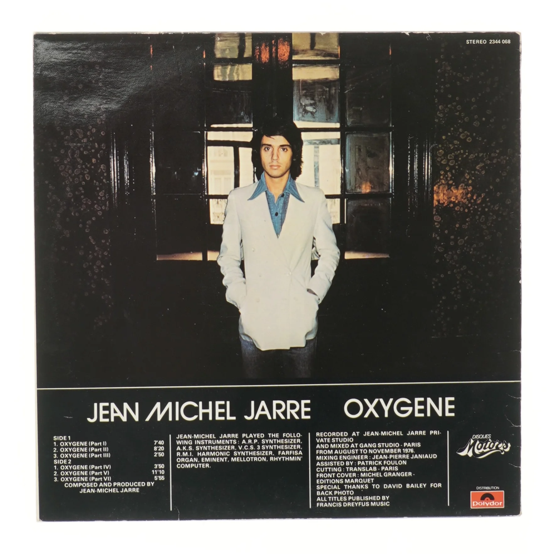 Jean Michel Jarre - Oxygene LP fra Polydor