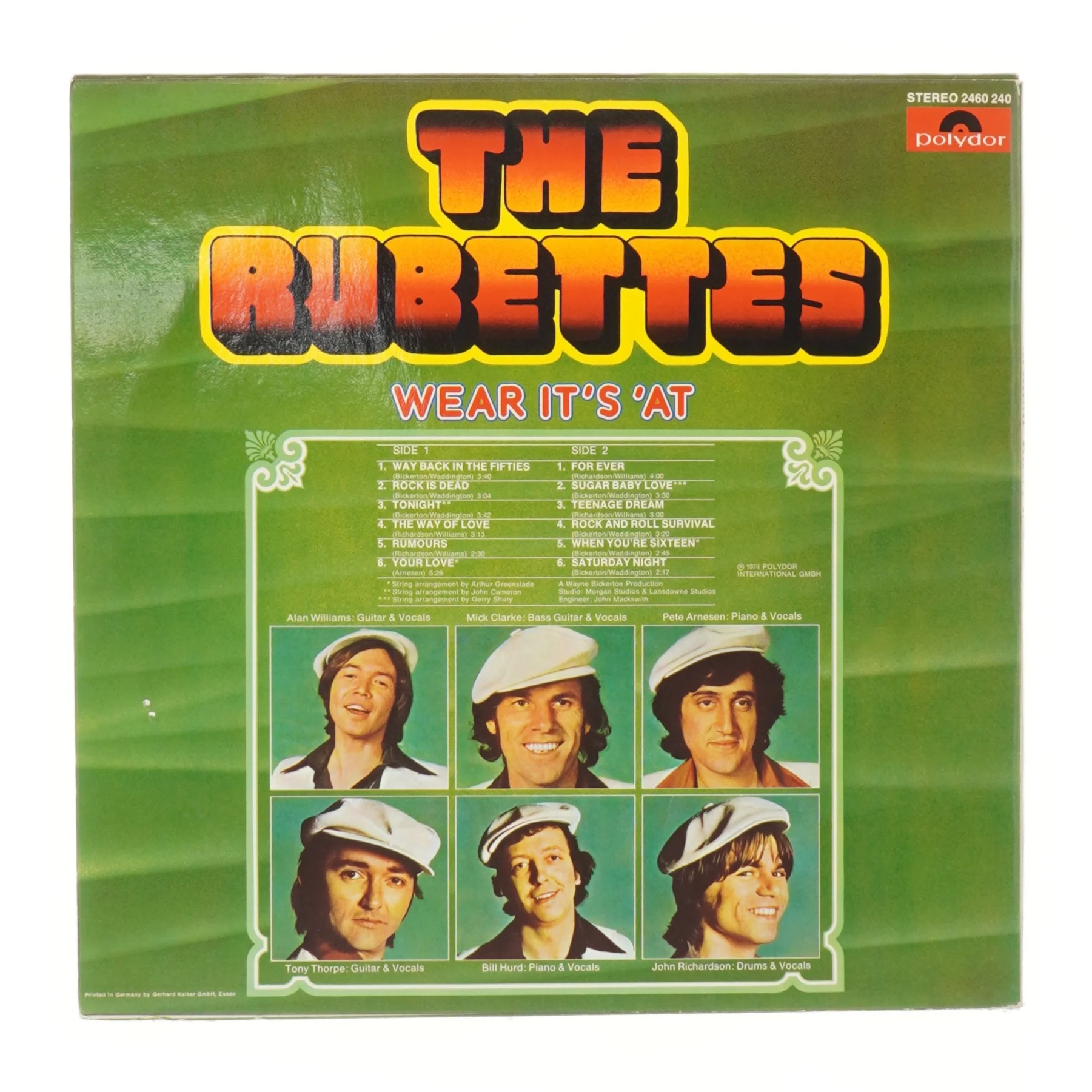 The Rubettes - Wear It's 'At fra Polydor